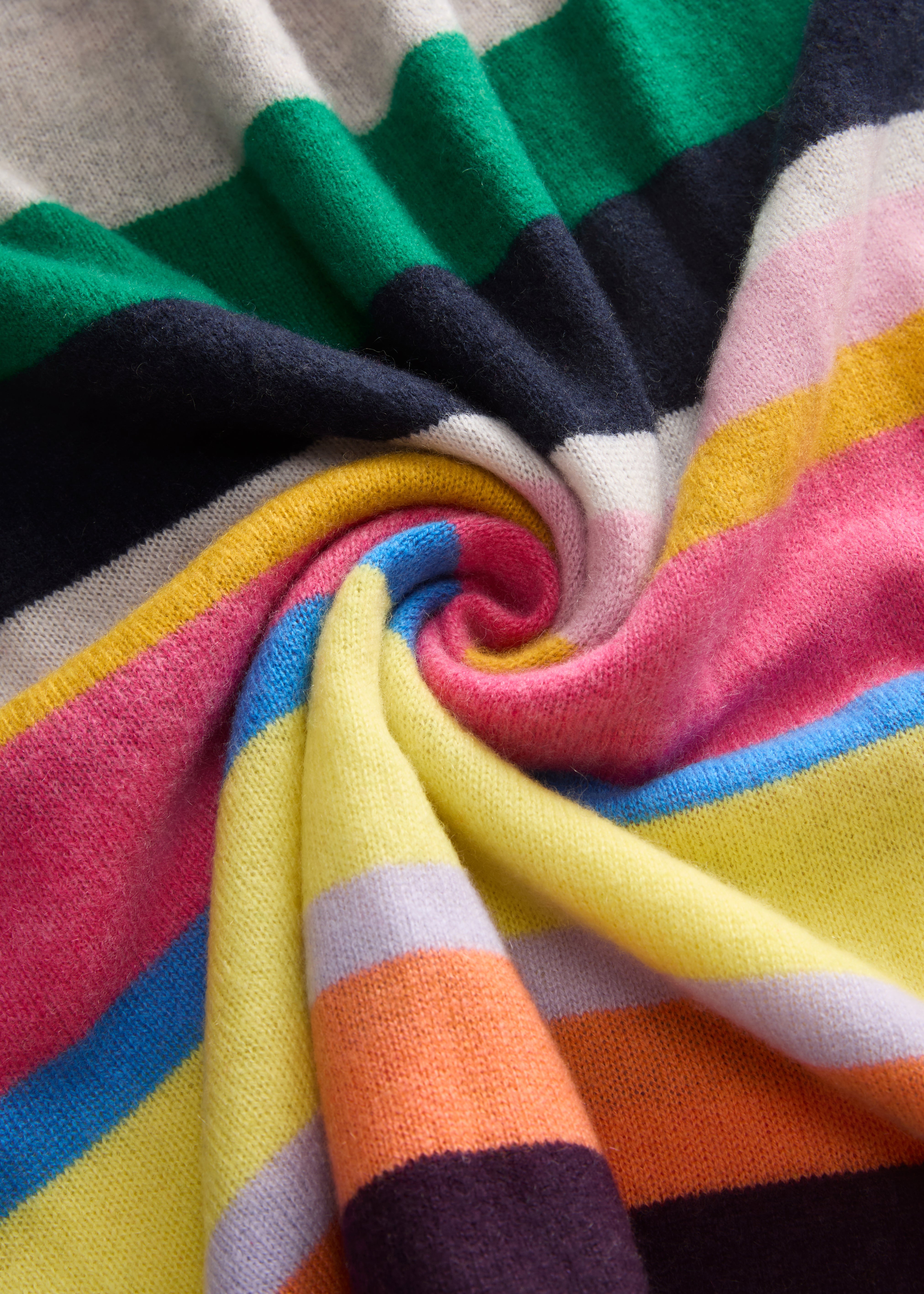 N.2147 FEATHERWEIGHT STRIPED TRAVEL WRAP