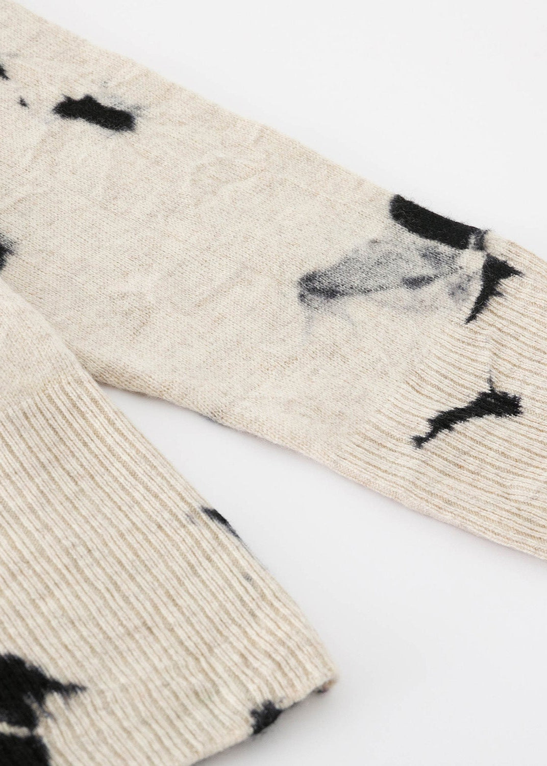 N.20 T-SHIRT À CAPUCHE OVERSIZE EN MÉLANGE DE CACHEMIRE - GUERNICA TIE DYE