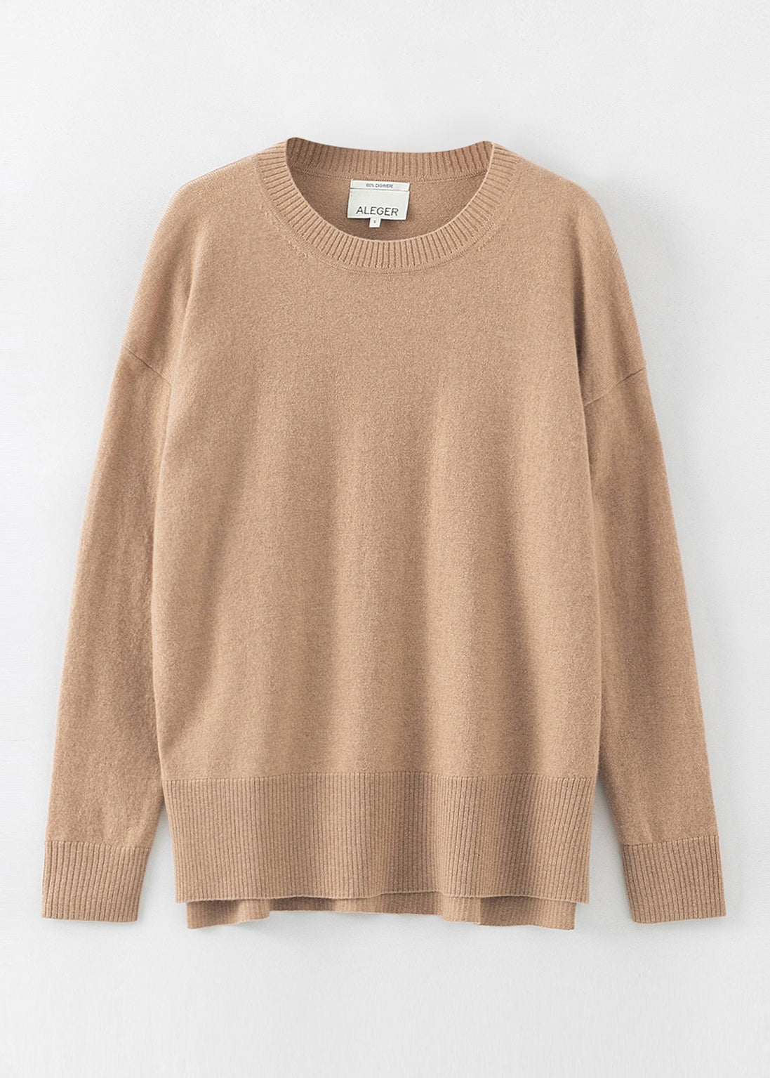 N.39 ALEGER CASHMERE LONG LINE CREW