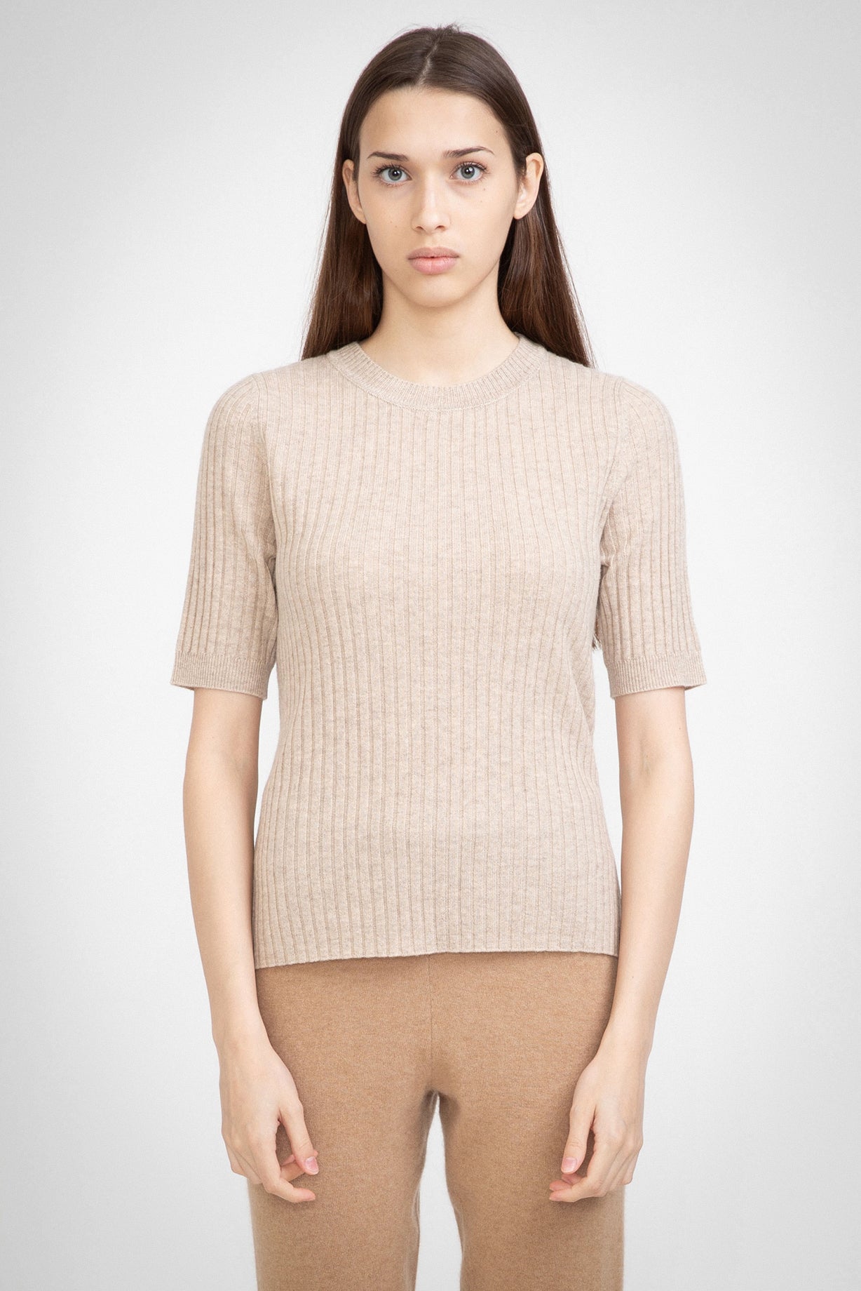 N.48 CASHMERE SHORT SLEEVE - Only XS,L Left
