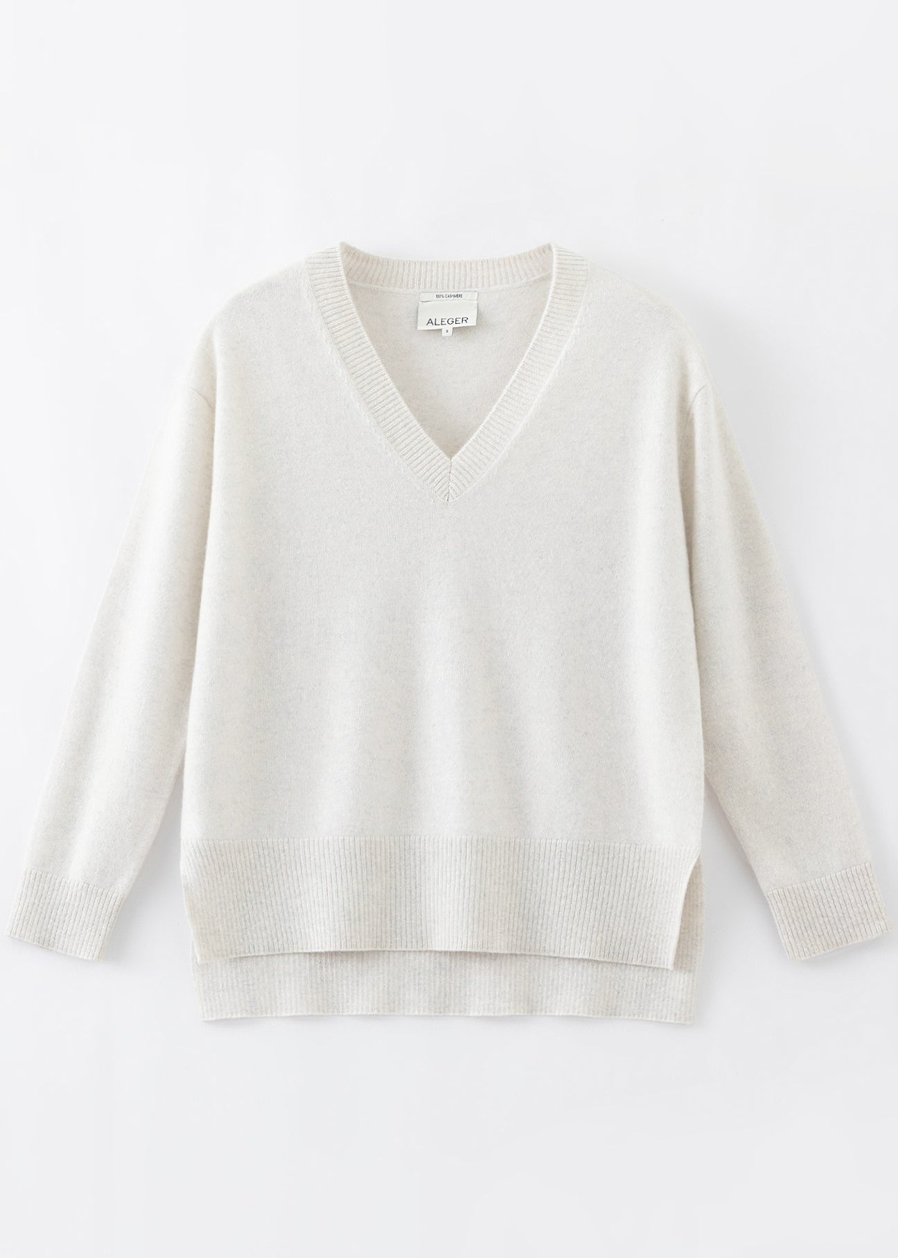 N.21 CASHMERE LONG LINE V NECK