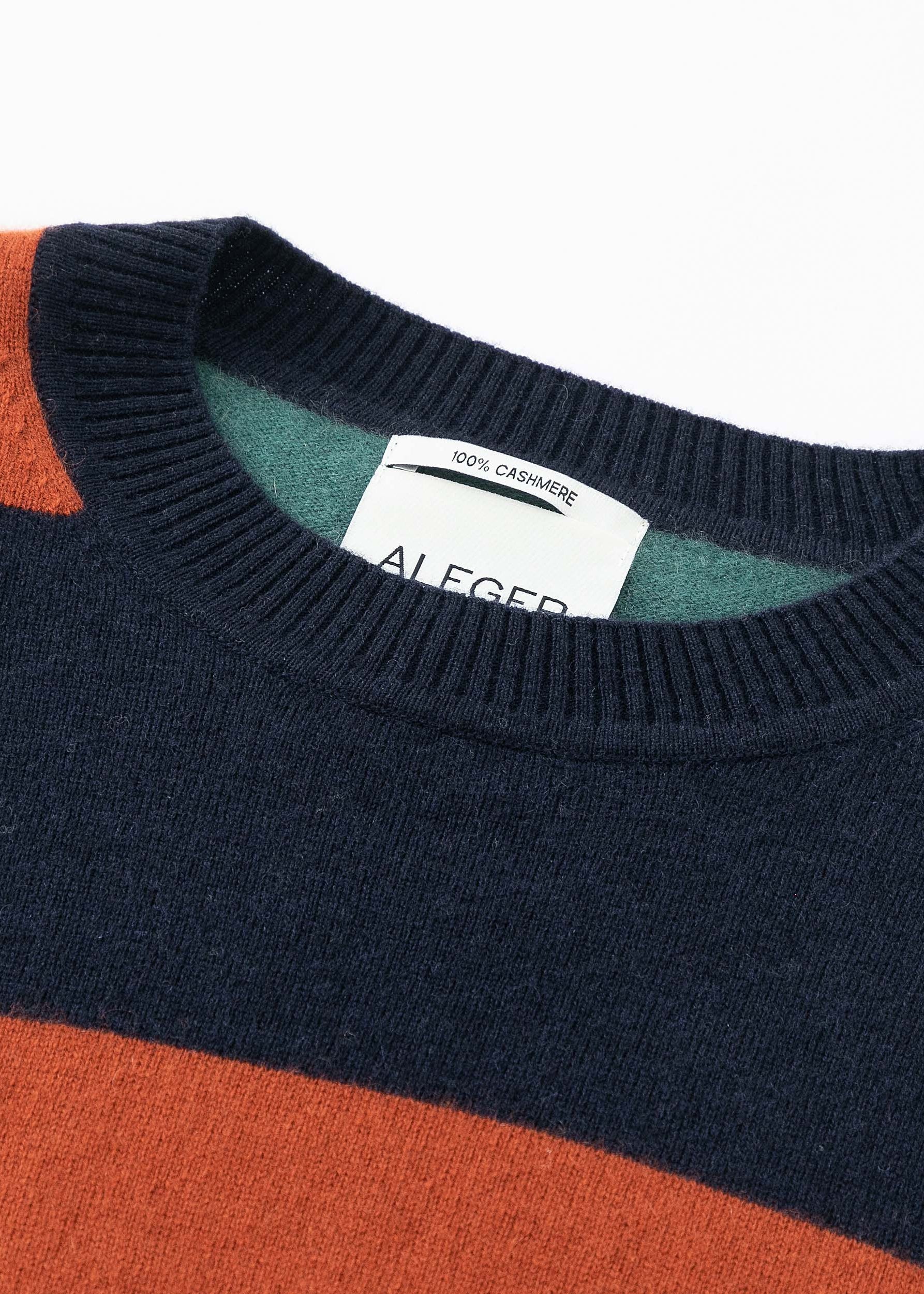 N.80 CONTRAST STRIPE CREW - Only XS,M Left