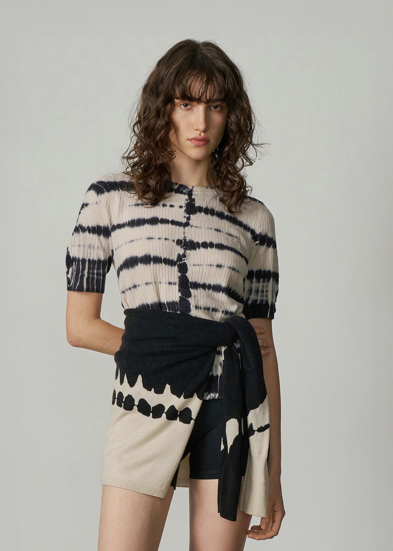 N.139 SKINNY RIB S/S CREW