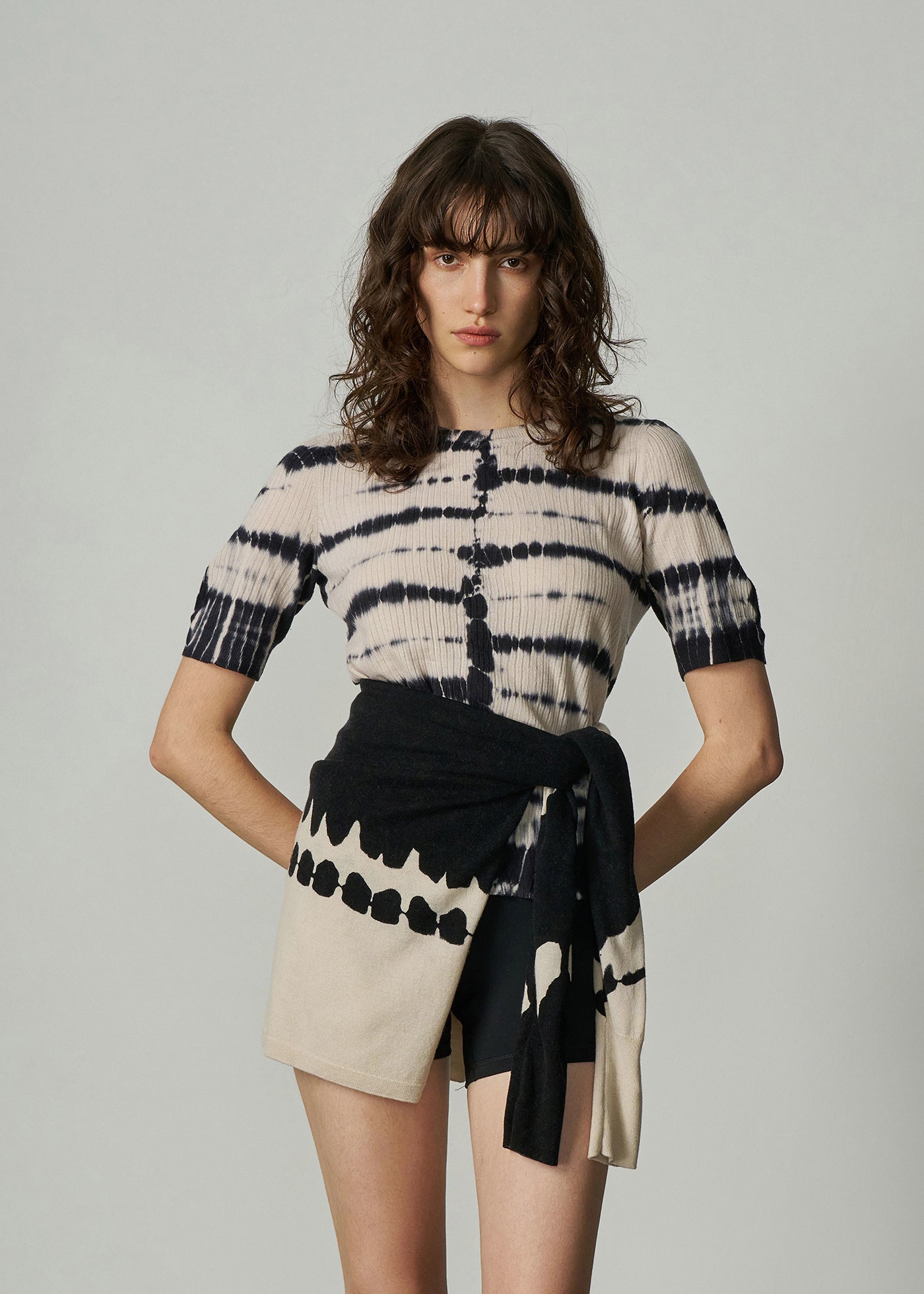 N.139 SKINNY RIB S/S CREW