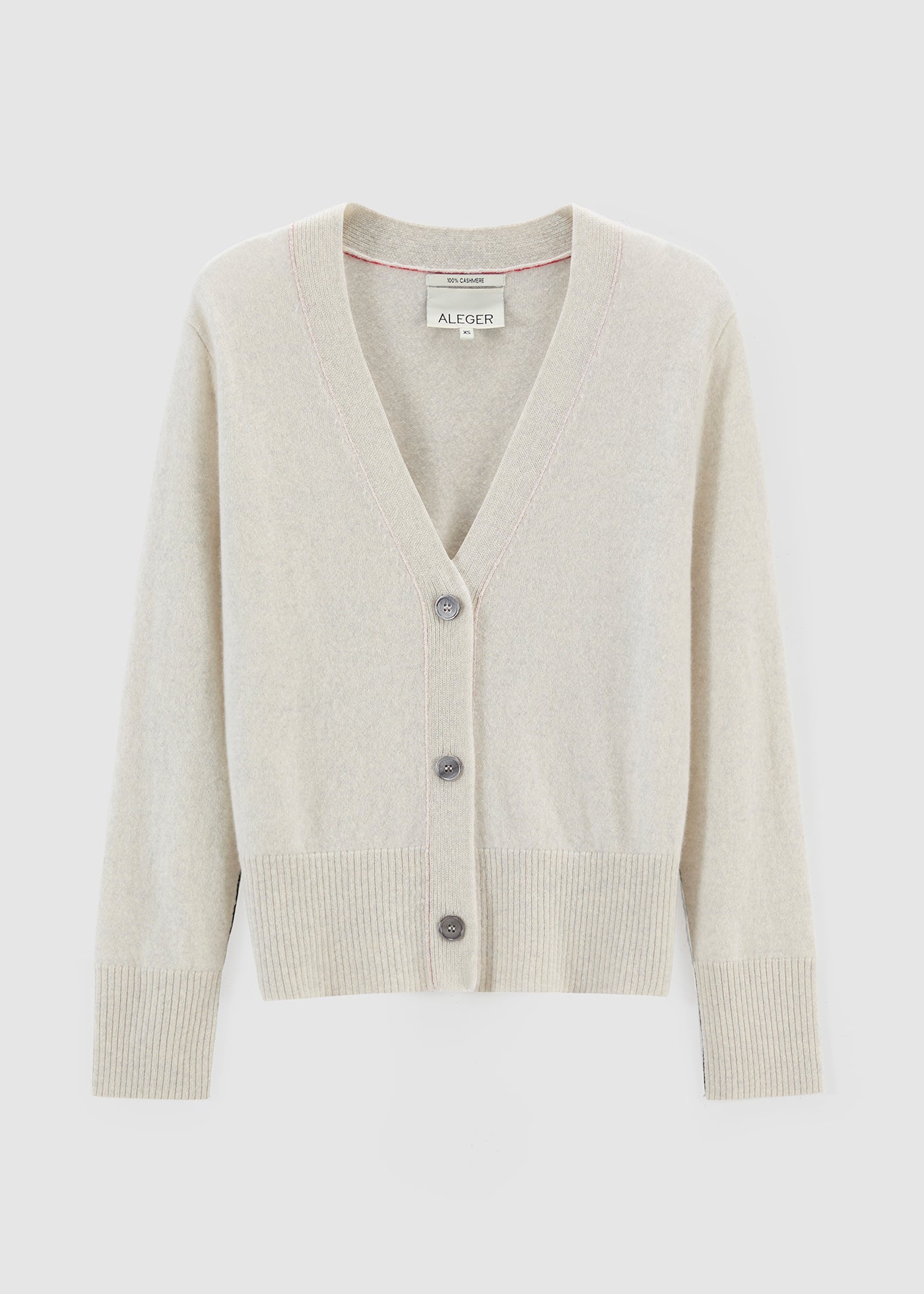 N.09 CASHMERE SEAM DETAIL CARDI
