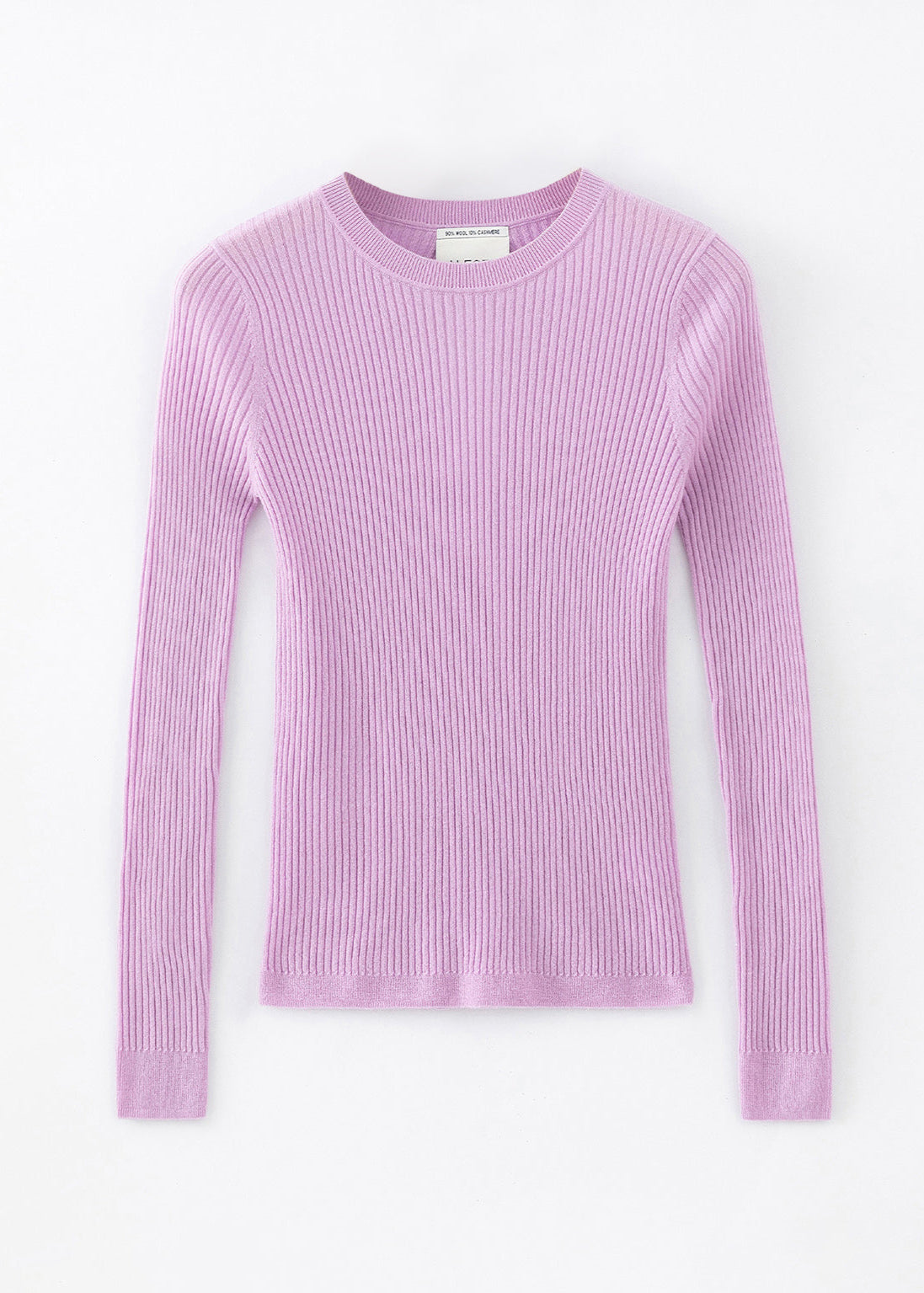 N.78 KEYHOLE DETAIL RIB CREW - Only XS Left