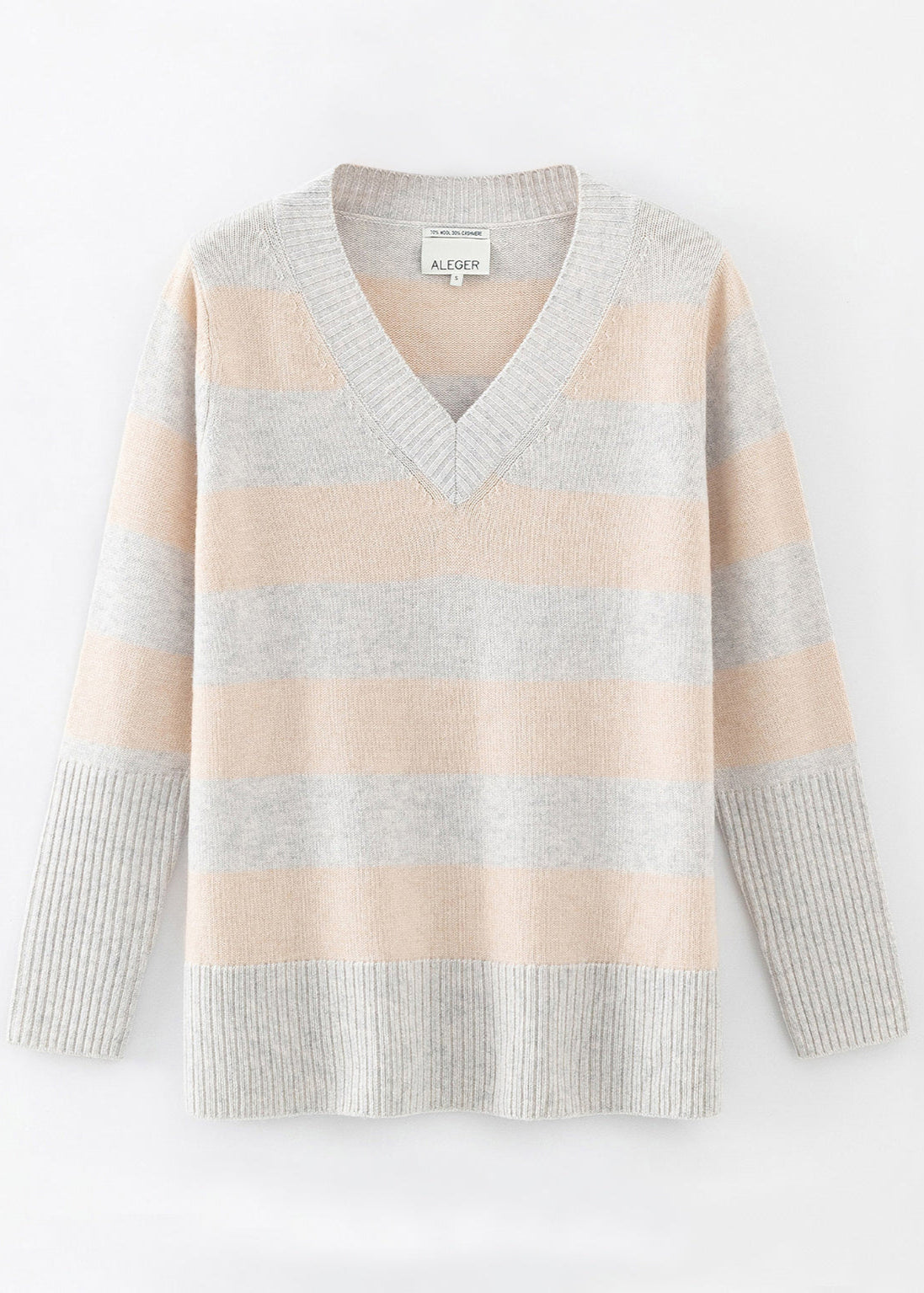 N.104 WIDE STRIPE DEEP V NECK - Only XS,S Left