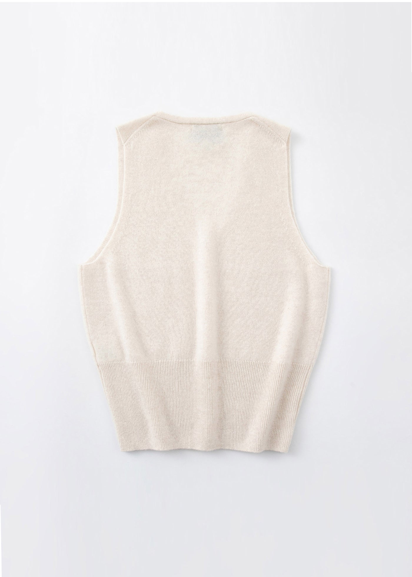 N.2180 CASHMERE TANK: PEARL