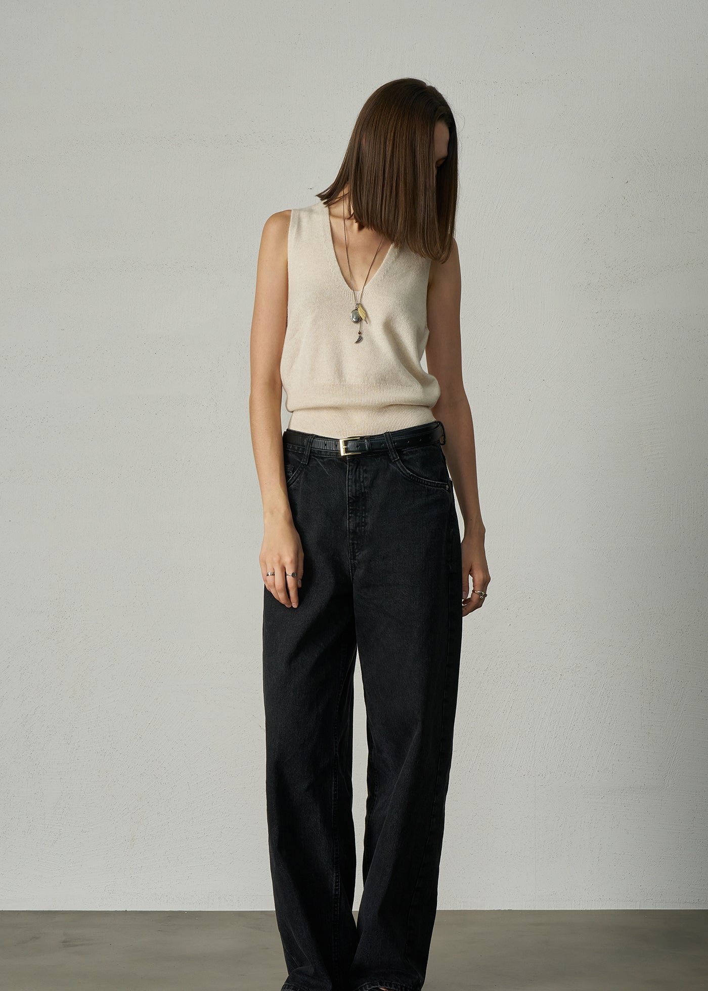 N.2180 CASHMERE CLASSIC TANK