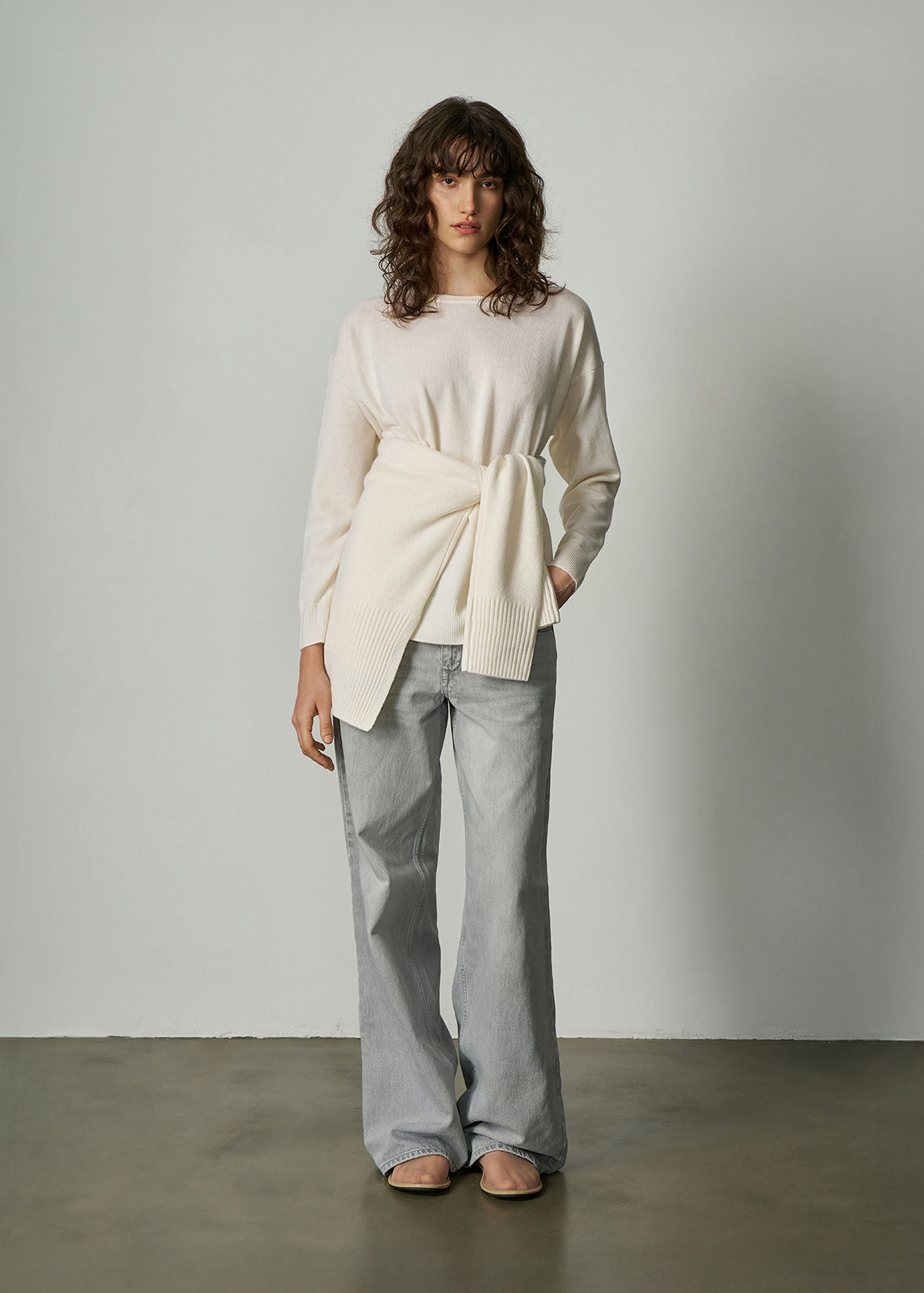 N.184 LONG LINE SLOUCH CREW