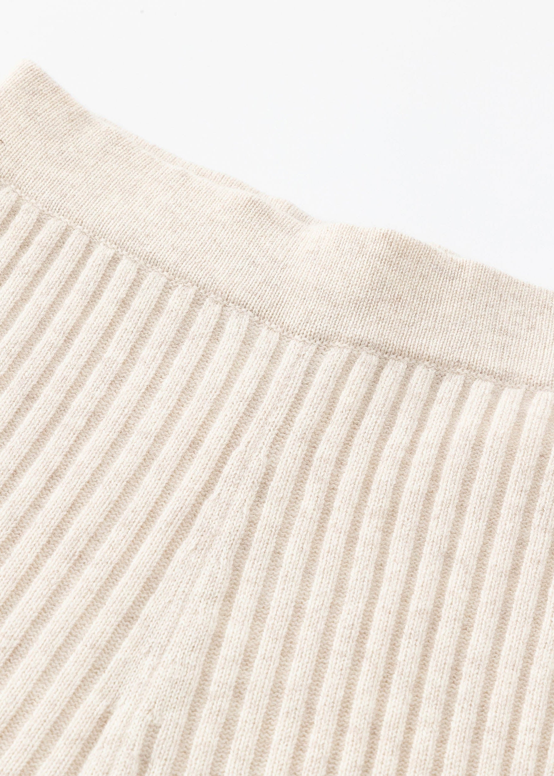 N.103 RIBBED WIDE LEG PANT - Only S Left