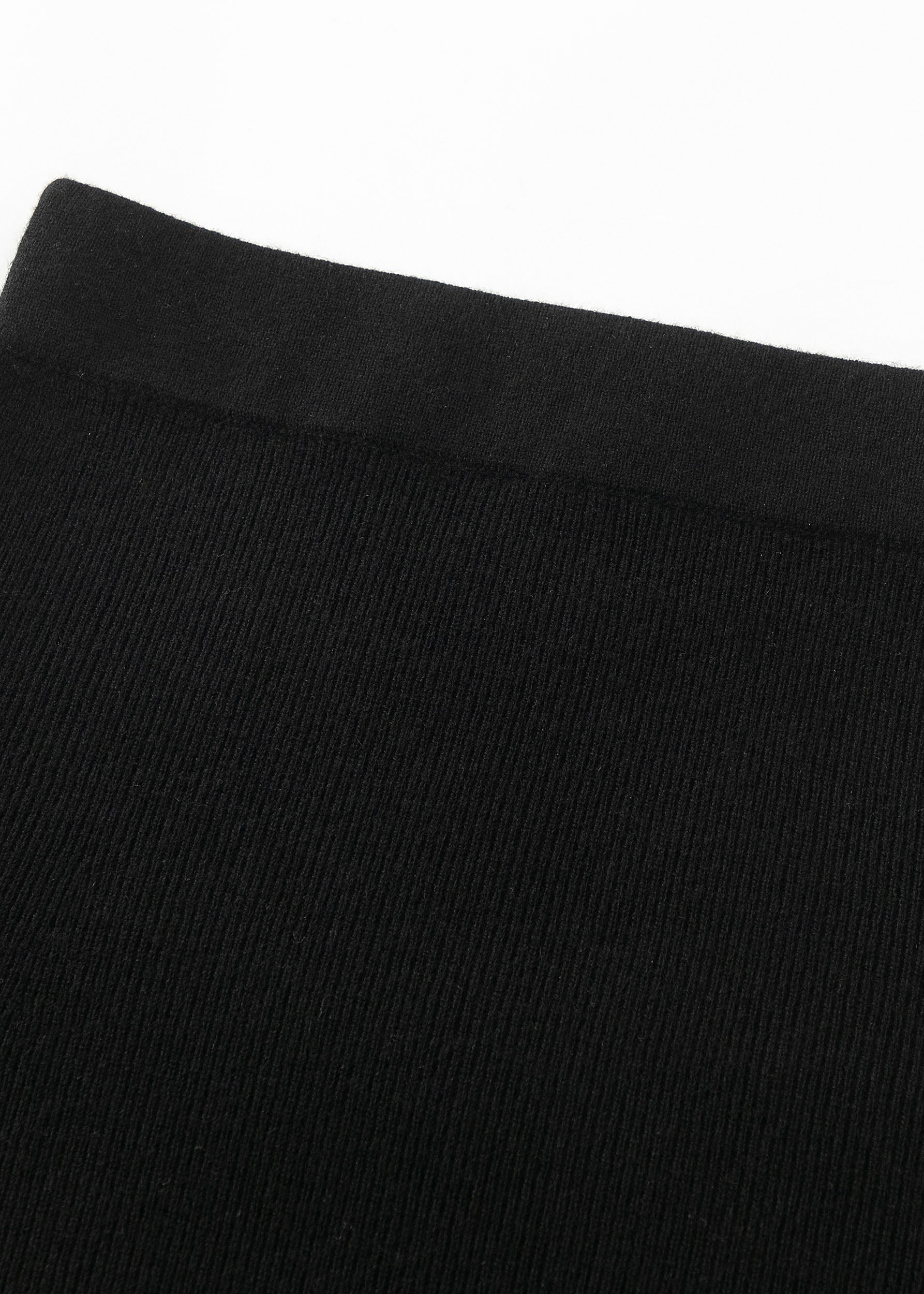 N.28 RIBBED SLIP SKIRT - Only L Left