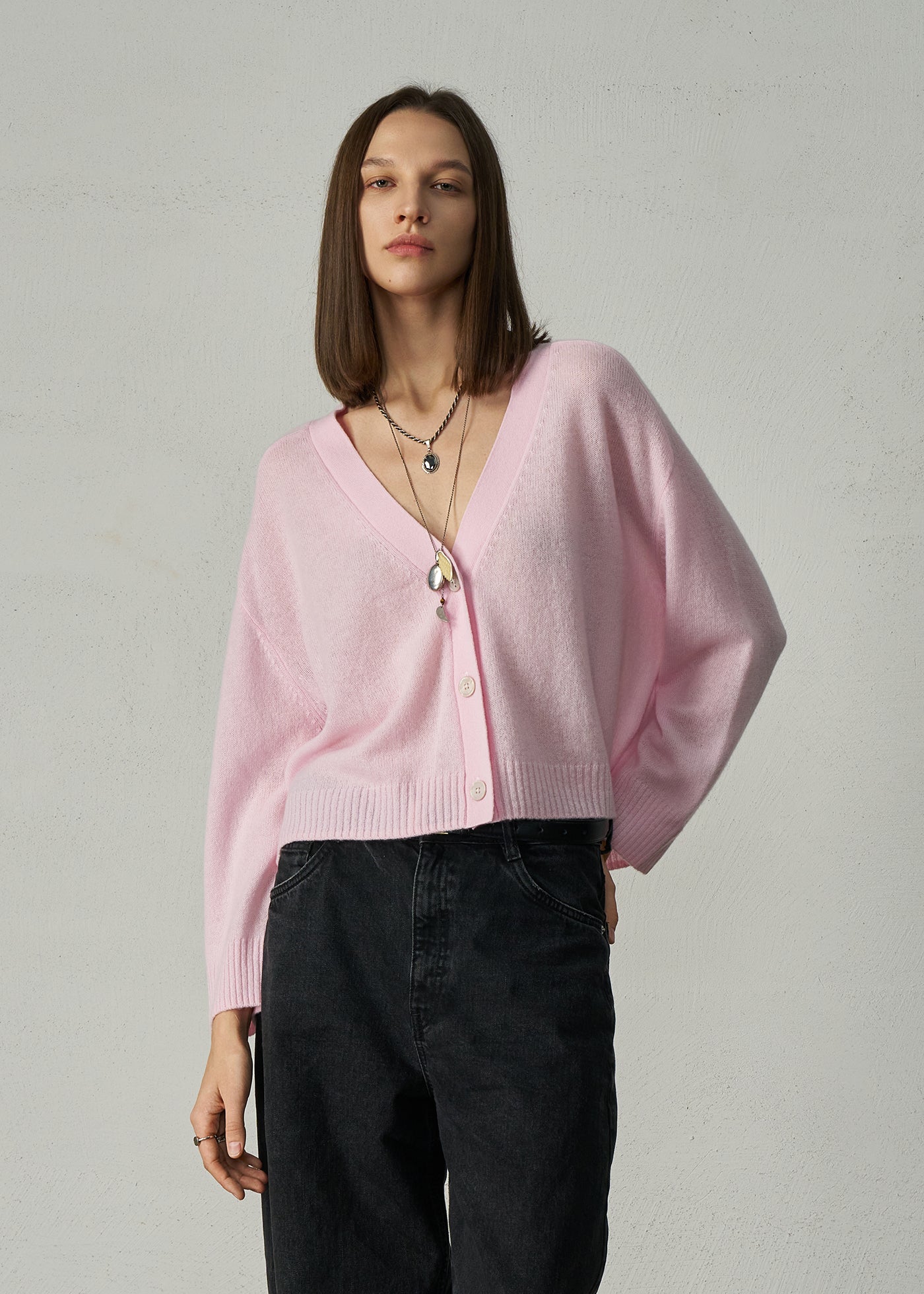 N.2275 CASHMERE FEATHERWEIGHT CARDI