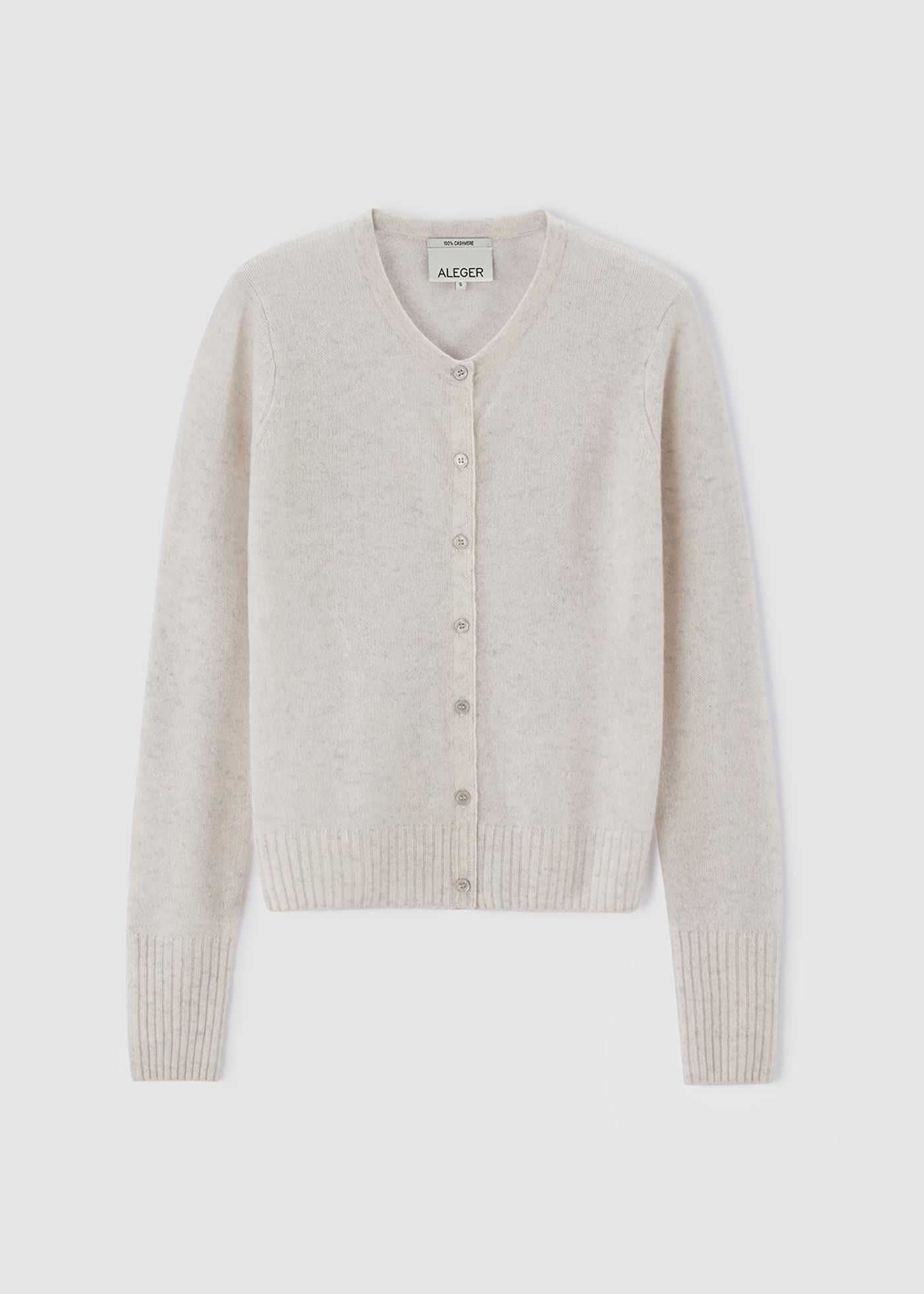 N.2283 CASHMERE FEATHERWEIGHT SLIM CARDI: TERRY