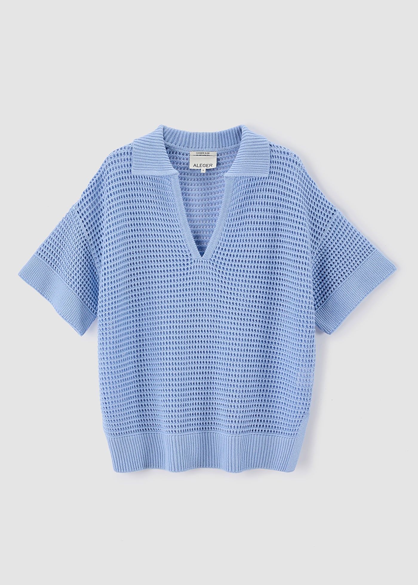 N.2305 OPEN STITCH POLO: SURF