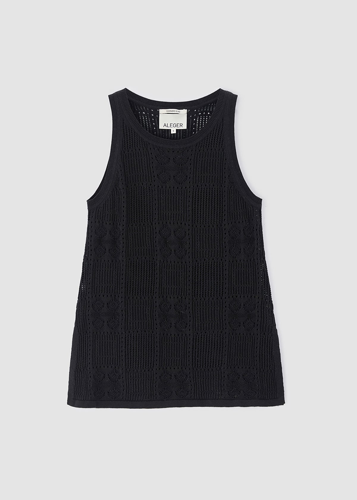 340 GUIPURE TANK BLK
