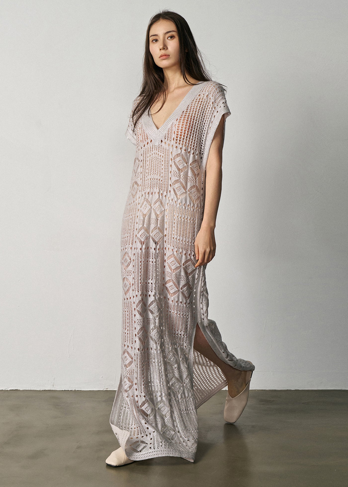 N.2371 FOIL KAFTAN SFL