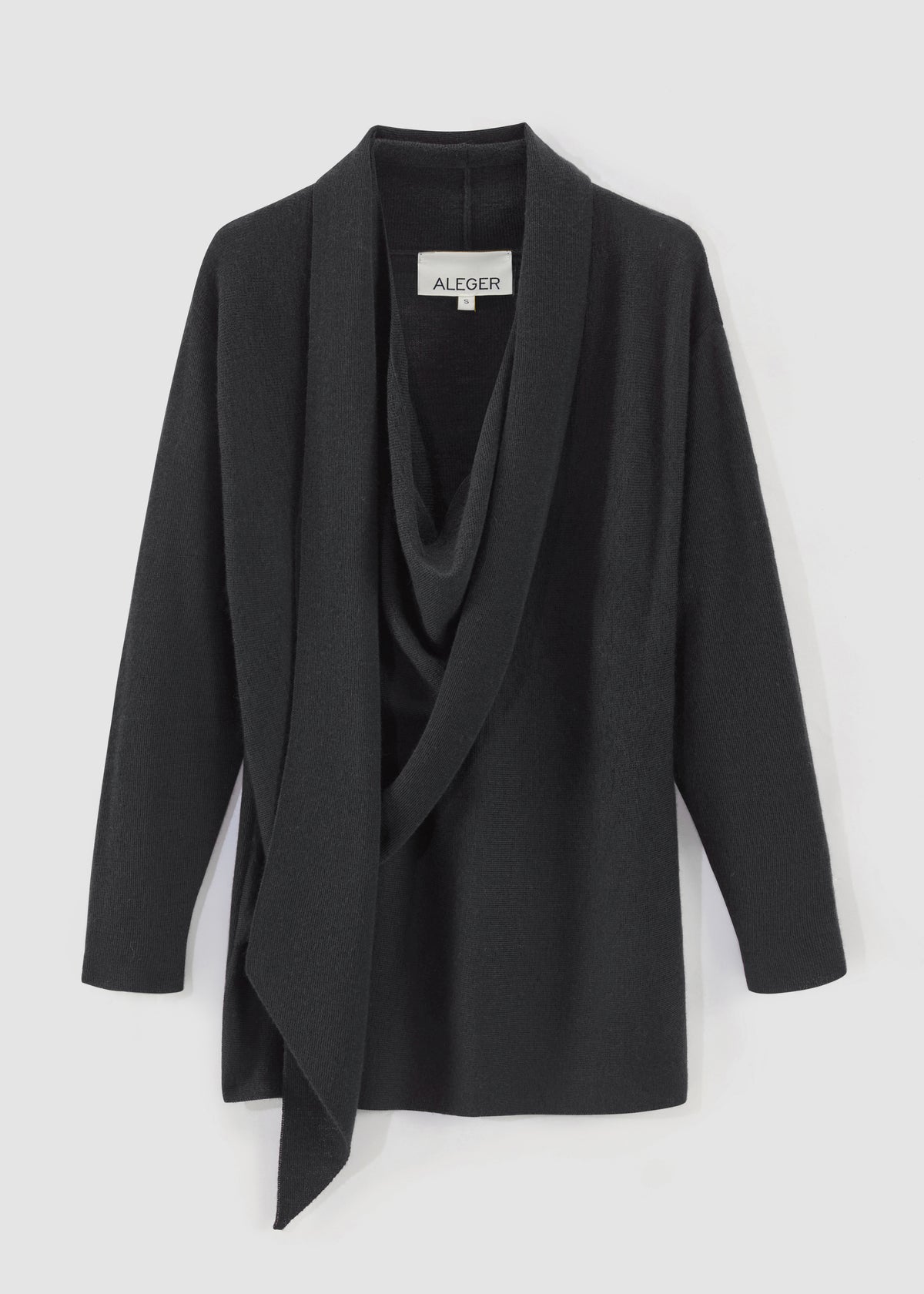 430 DRAPPED SCARF SWEATER PTR