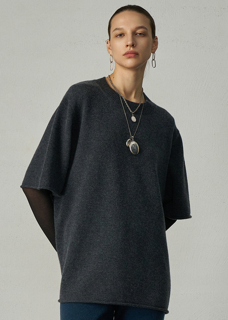 490 CASHMERE BLEND SUPER BIG T DMG