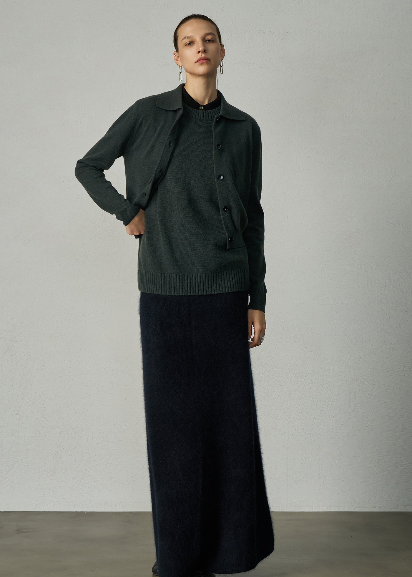 899 THE BRUSHED SKIRT INK
