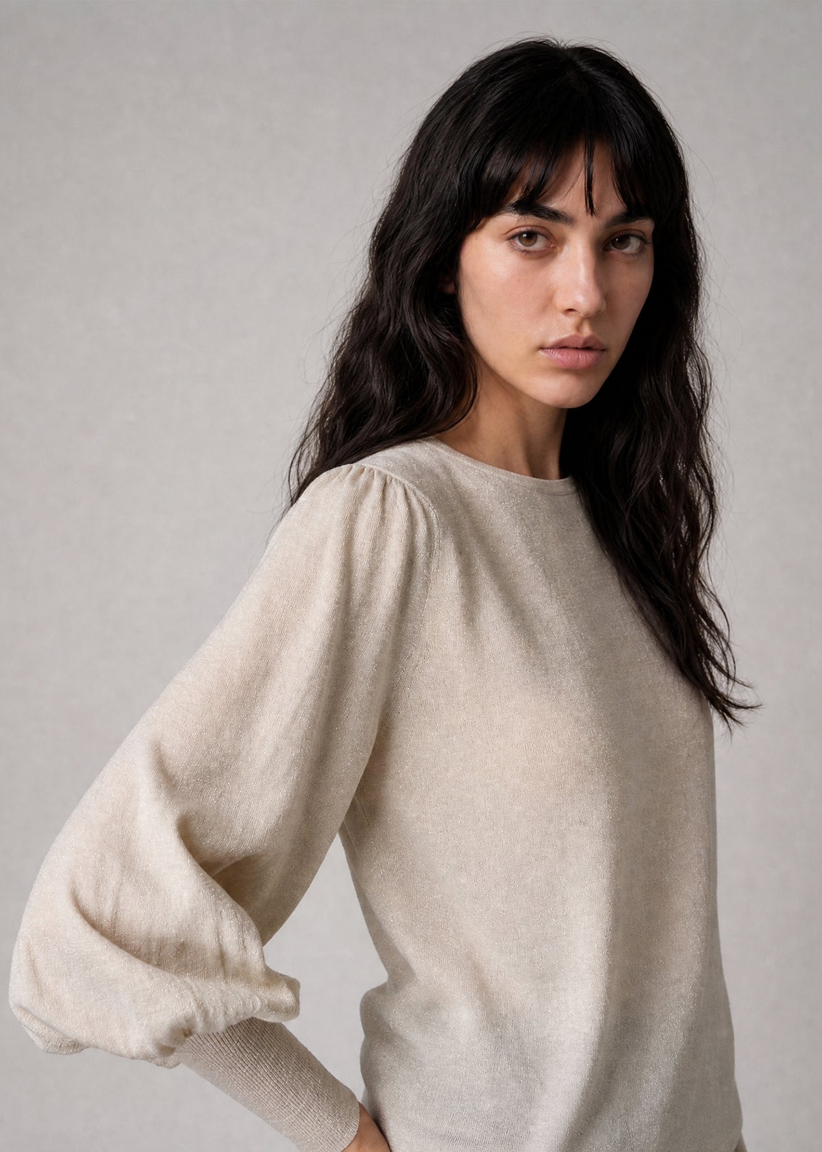 671 SHIMMER BELL SLEEVE ADT