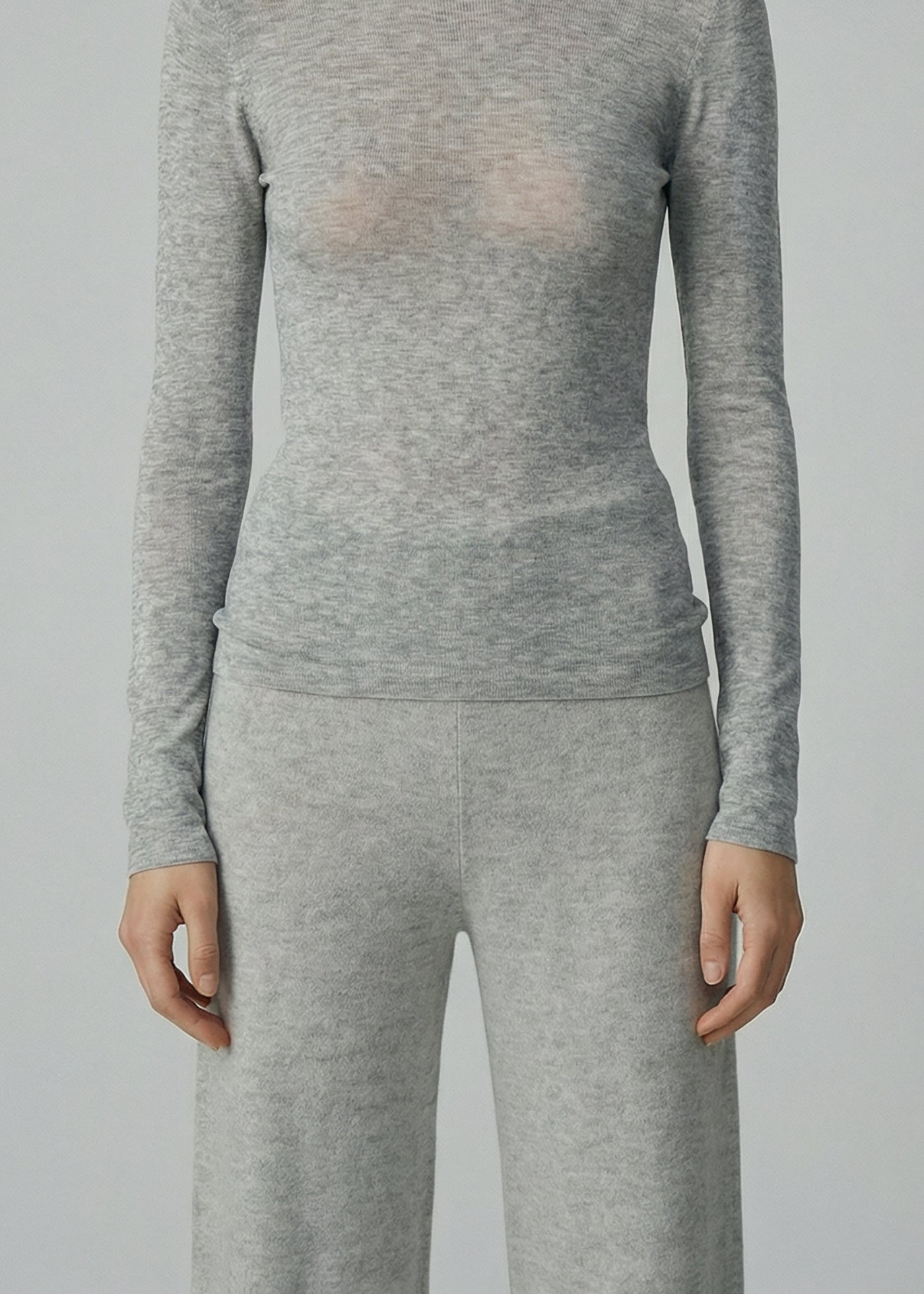 908 SHEERNESS CREW NECK SGY