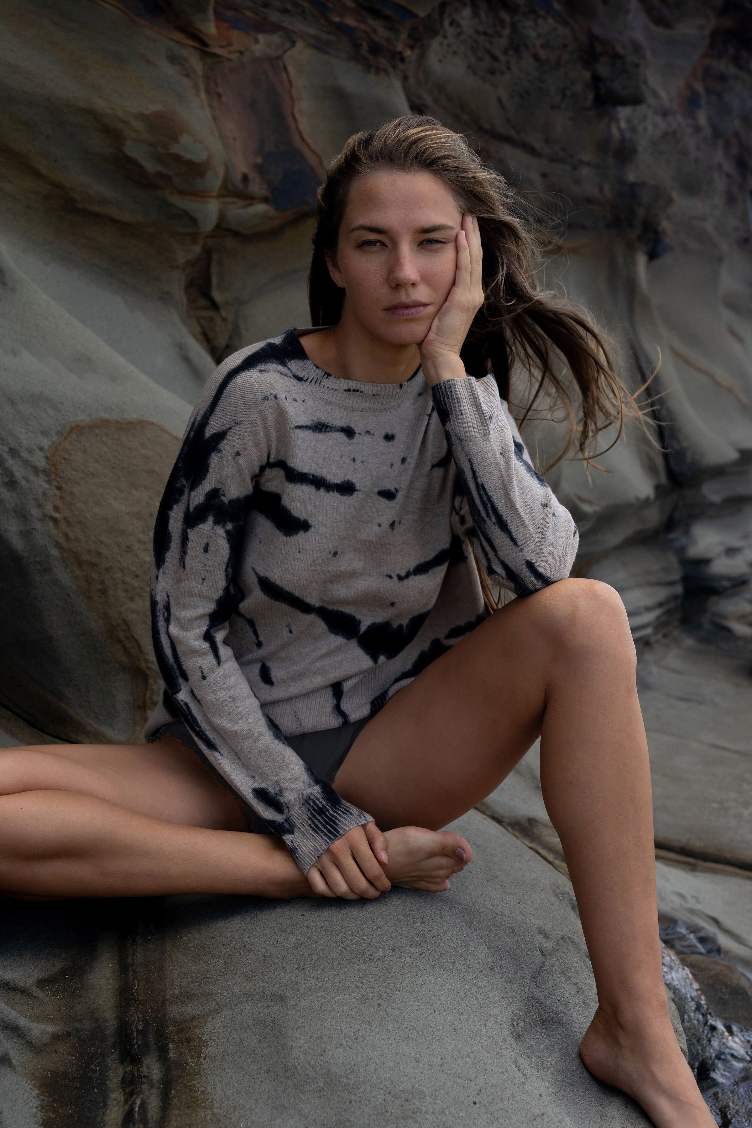 N.20 OVERSIZE DYE CREW - Only XS,S Left