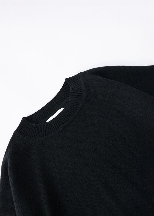 N.284 CASHMERE OVERSIZED LONG LINE CREW