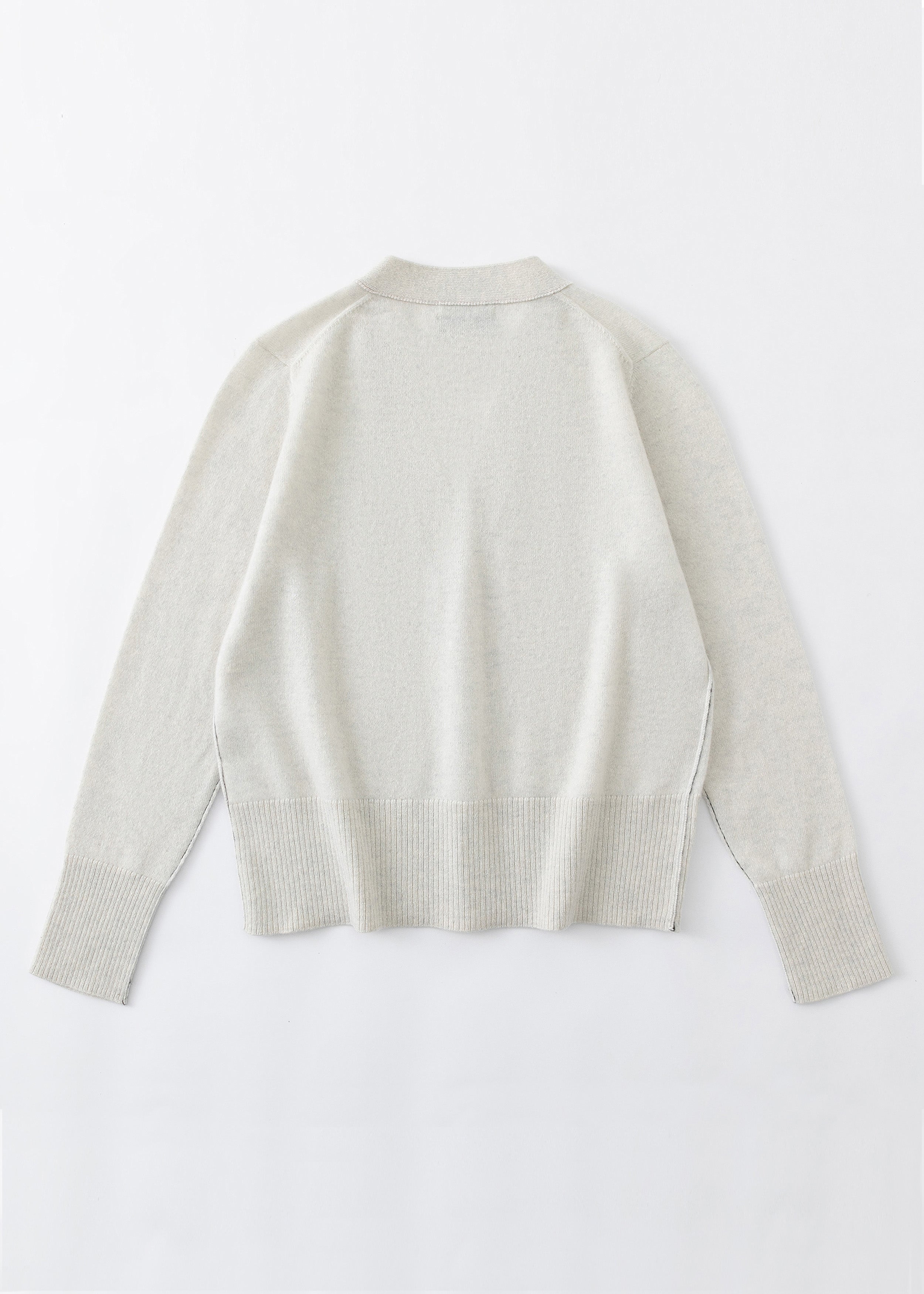 N.09 CASHMERE SEAM DETAIL CARDI