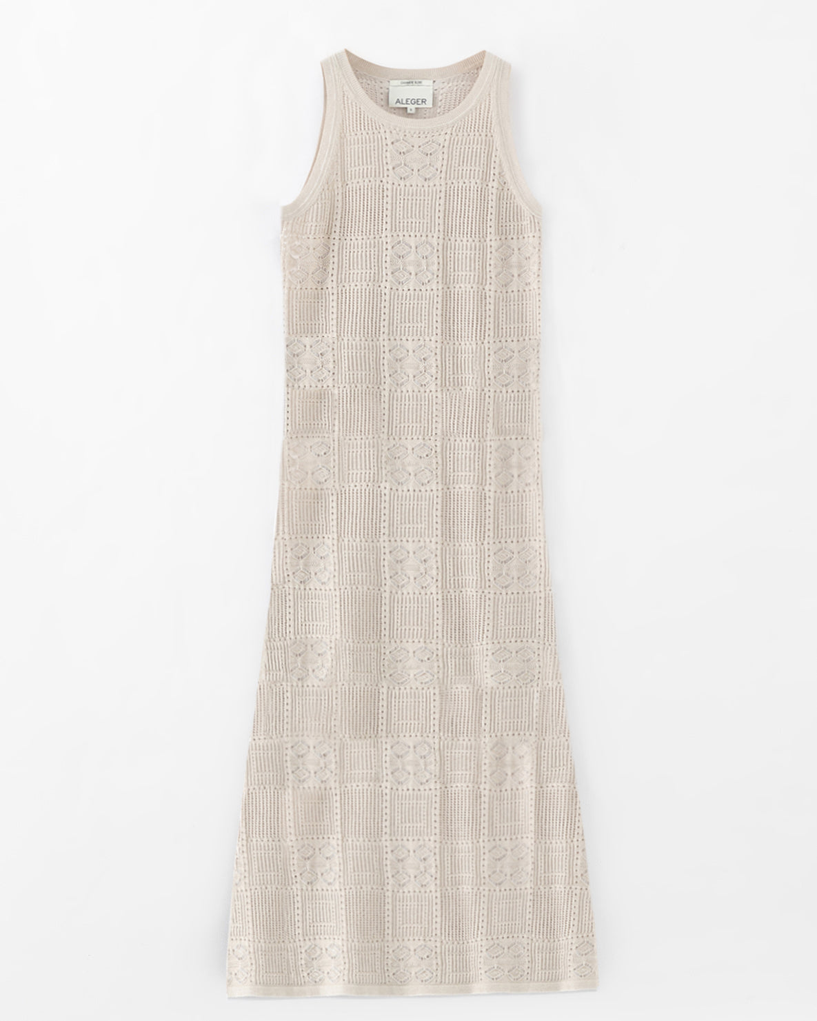 N.288 ROBE À MOTIF DENTELLE - ÉTOILE DORÉ