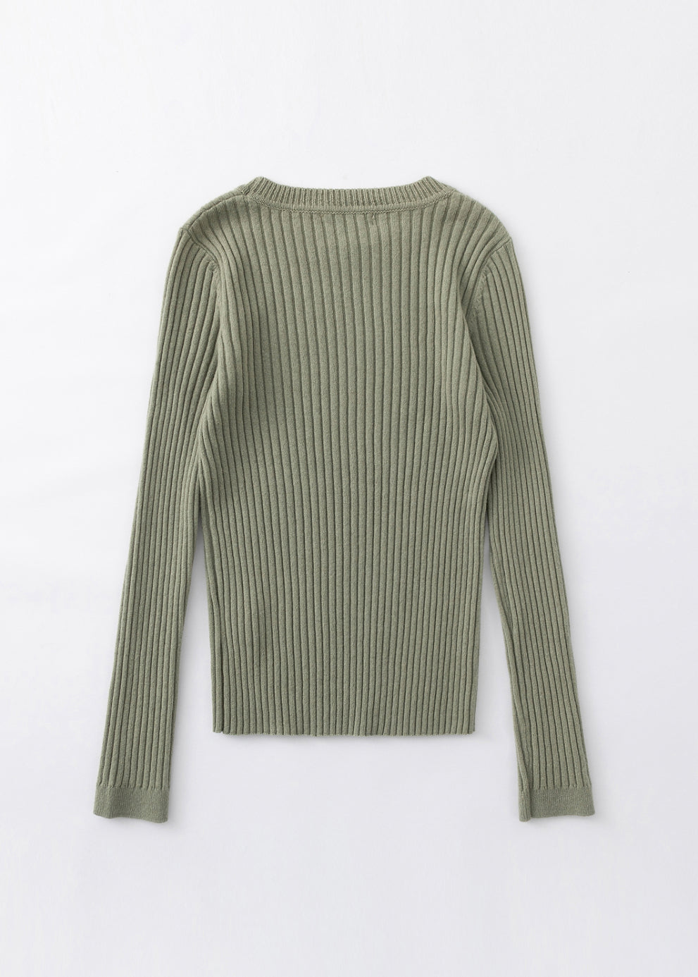N.289 CASHMERE RIBBED LONG SLEEVE
