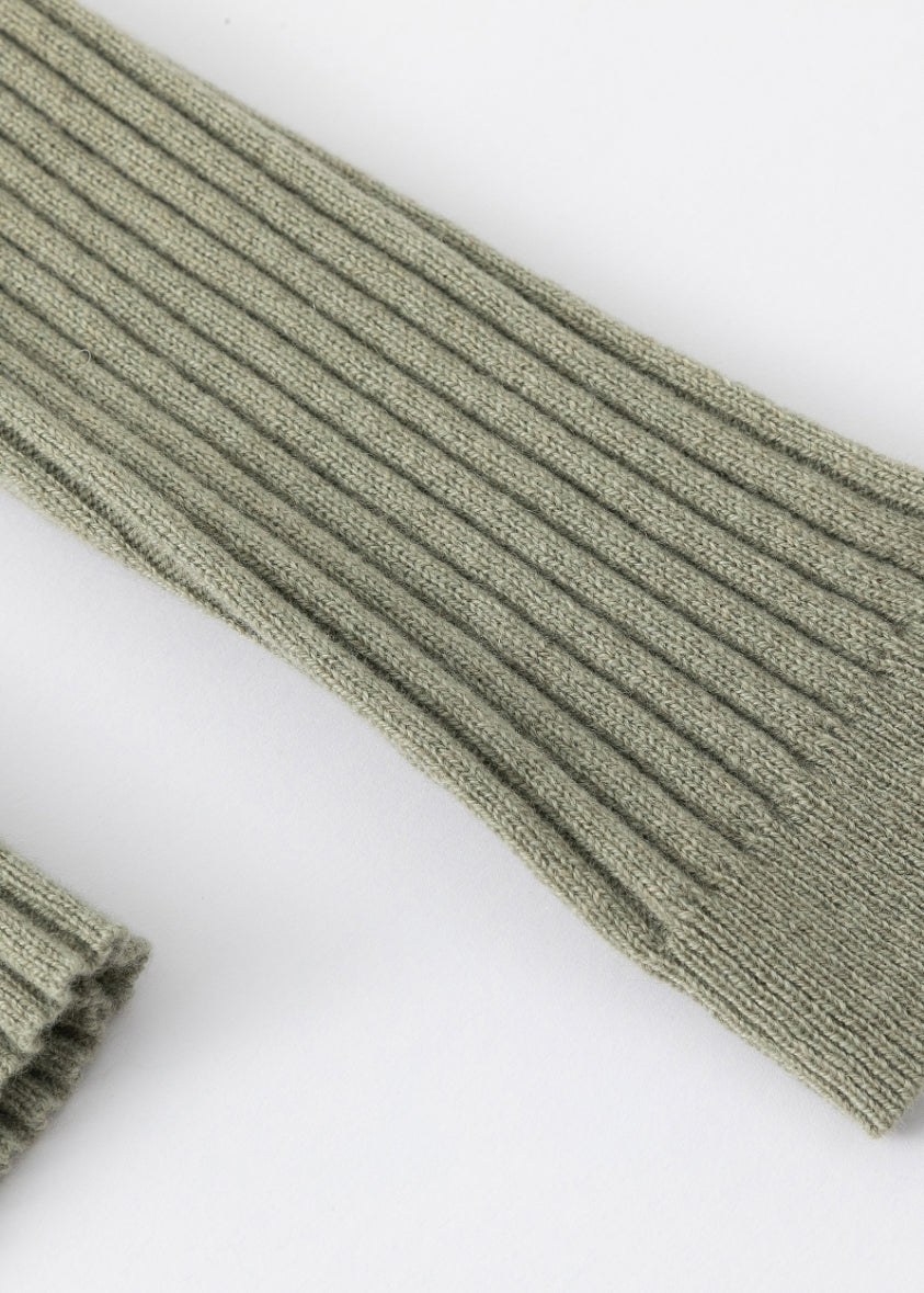 N.289 CASHMERE RIBBED LONG SLEEVE