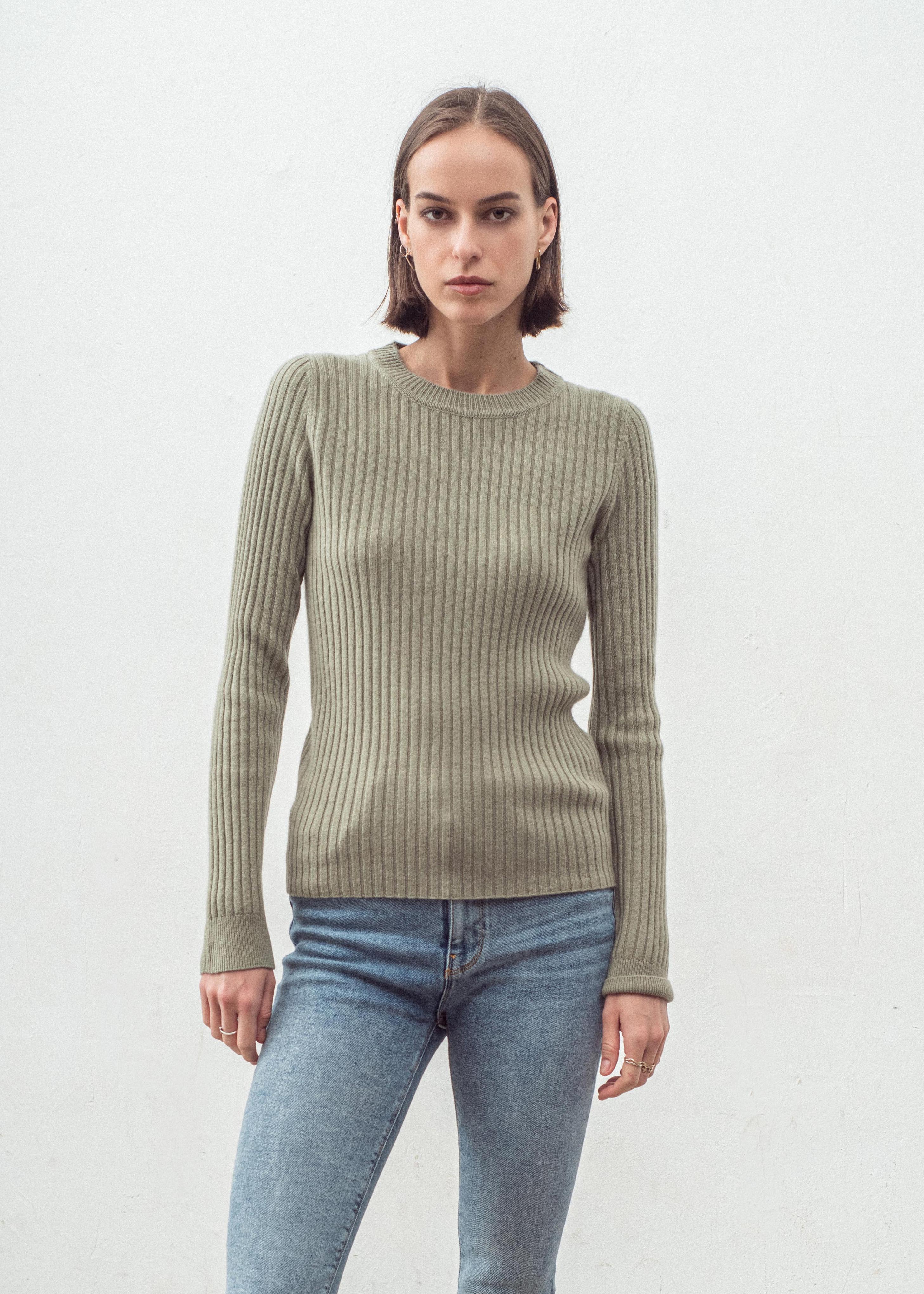 N.289 CASHMERE RIBBED LONG SLEEVE DMS