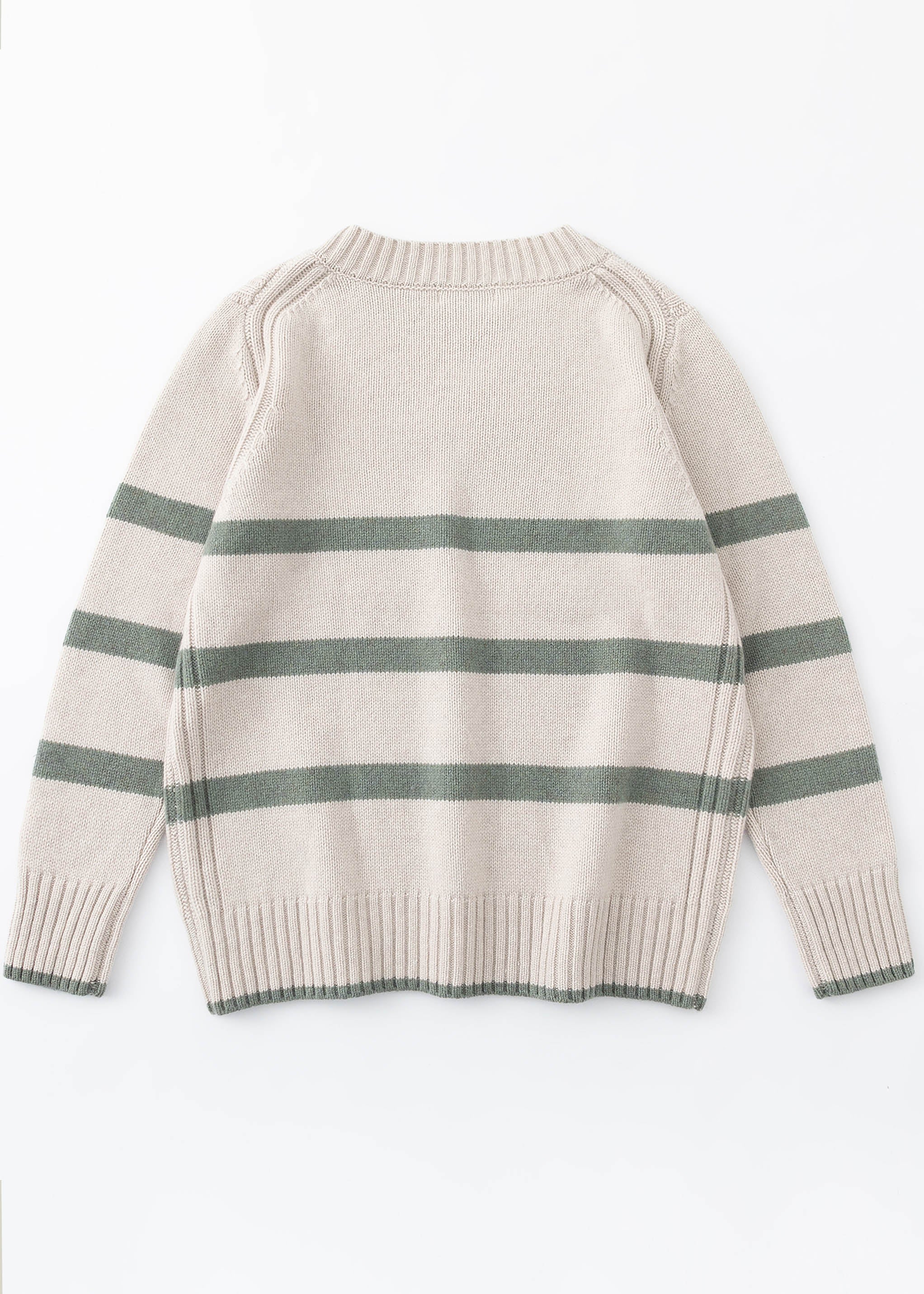 N.327 MULTI STRIPE V NECK