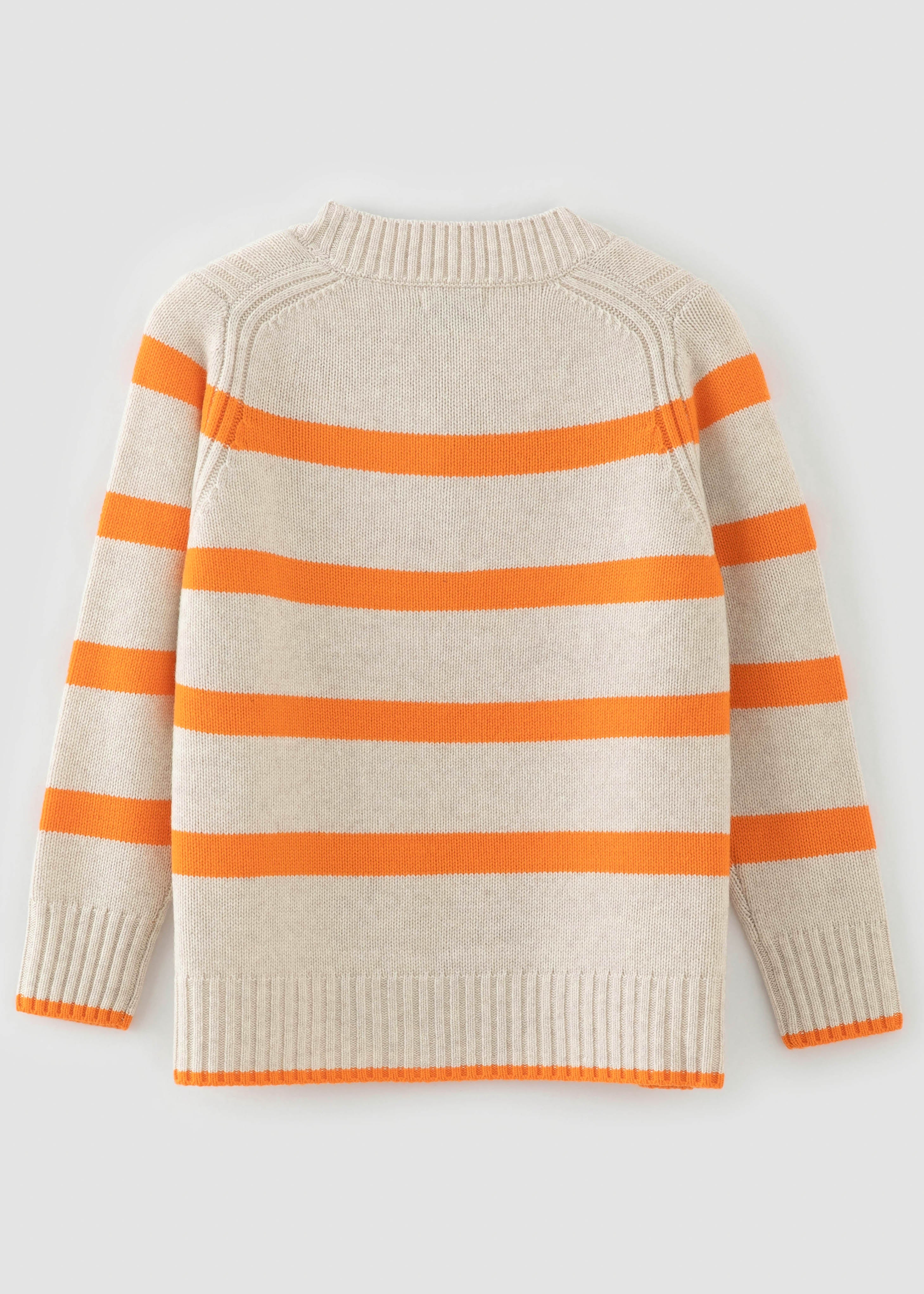 N.327 MULTI STRIPE V NECK