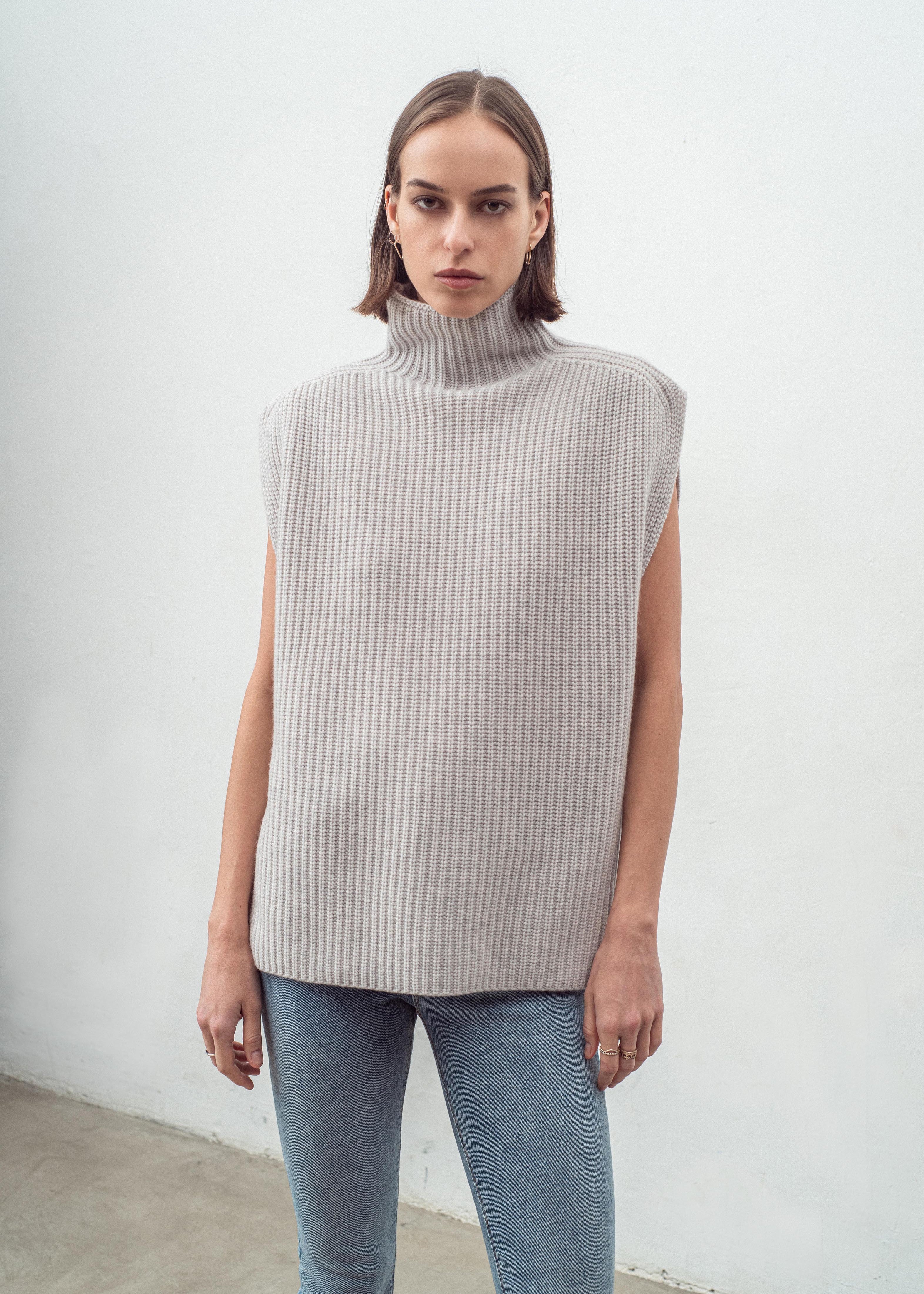 N.329 CHUNKY RIBBED POLO