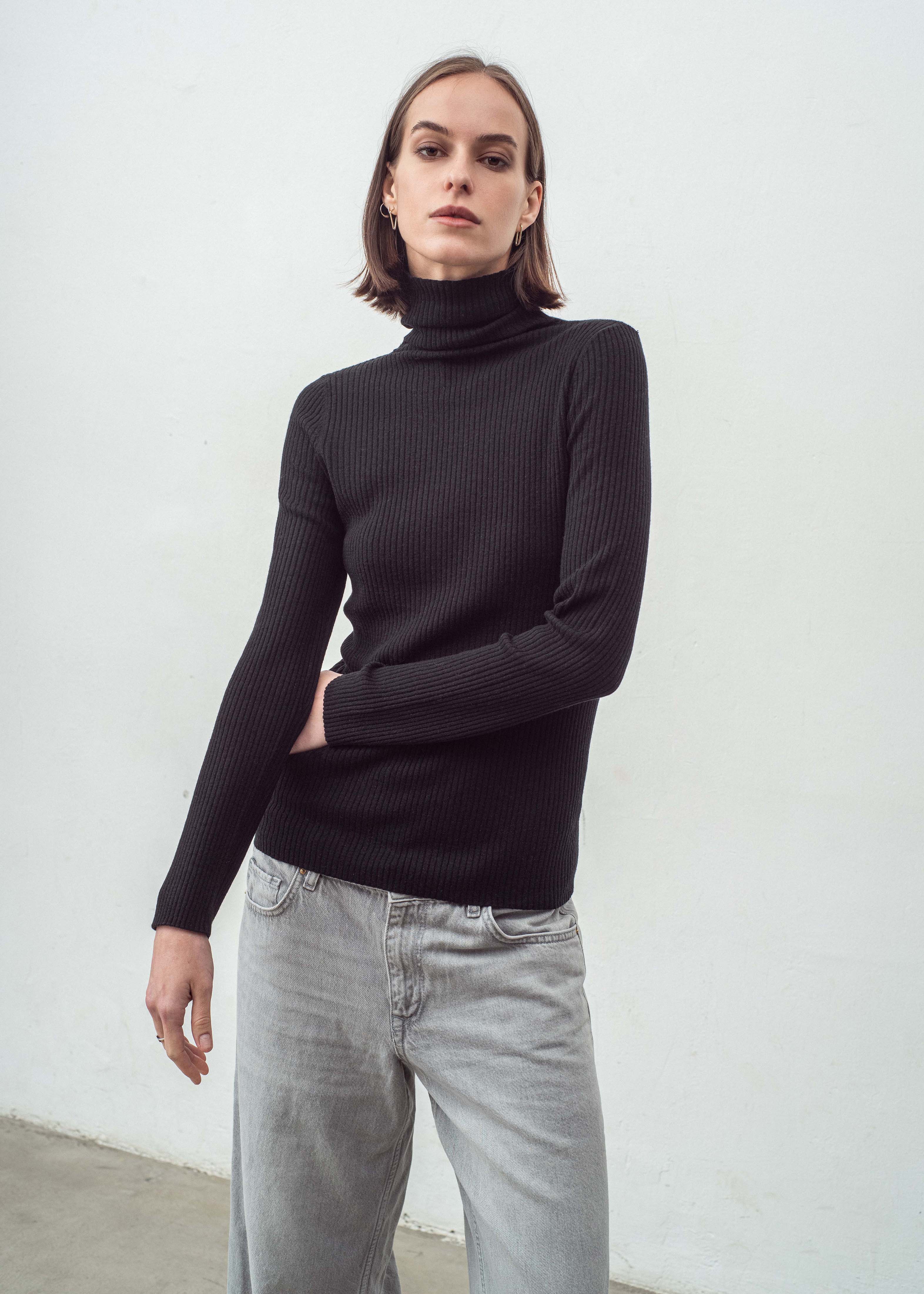 N.32 SKINNY RIB POLO
