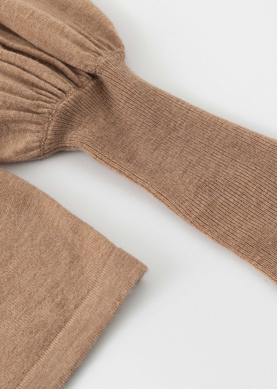 N.33 FINE KNIT BELL SLEEVE