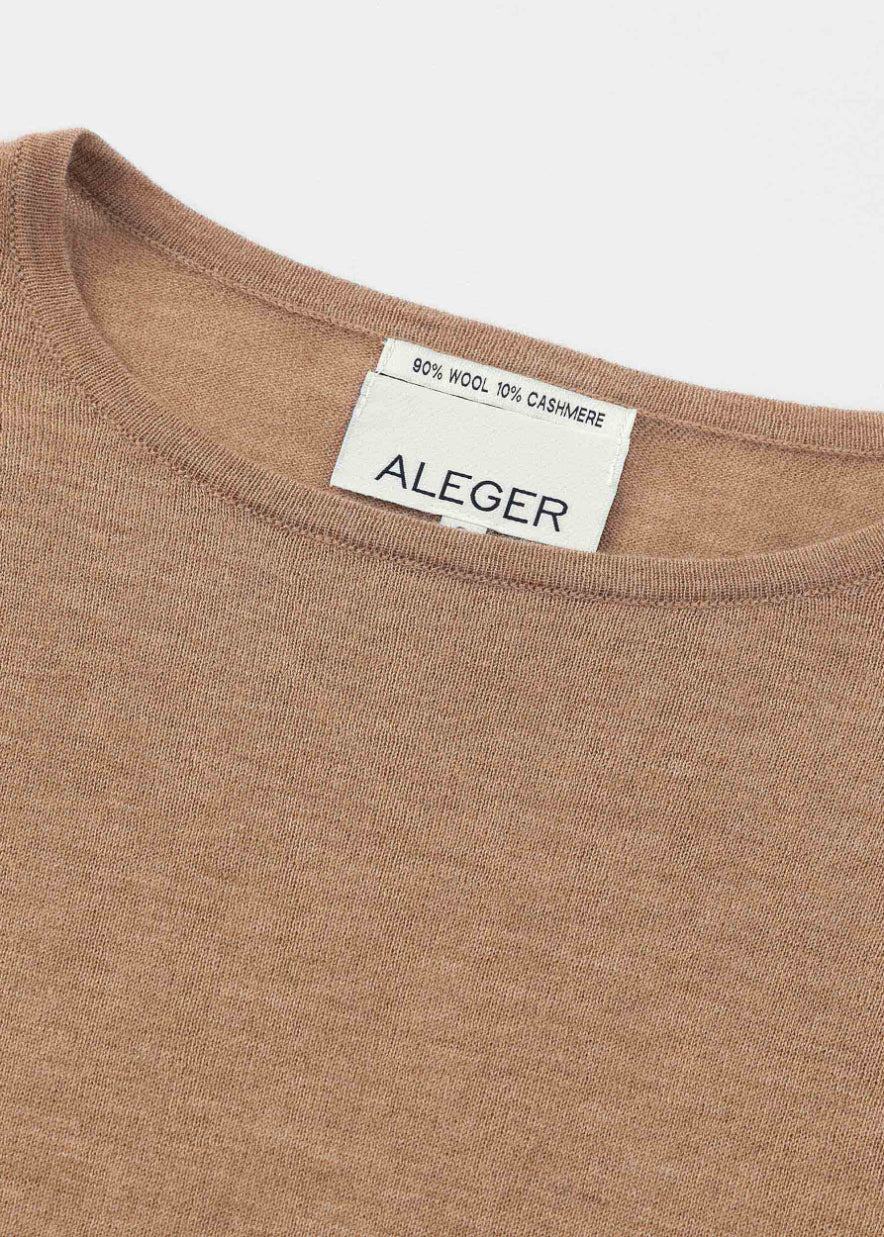 N.33 FINE KNIT BELL SLEEVE