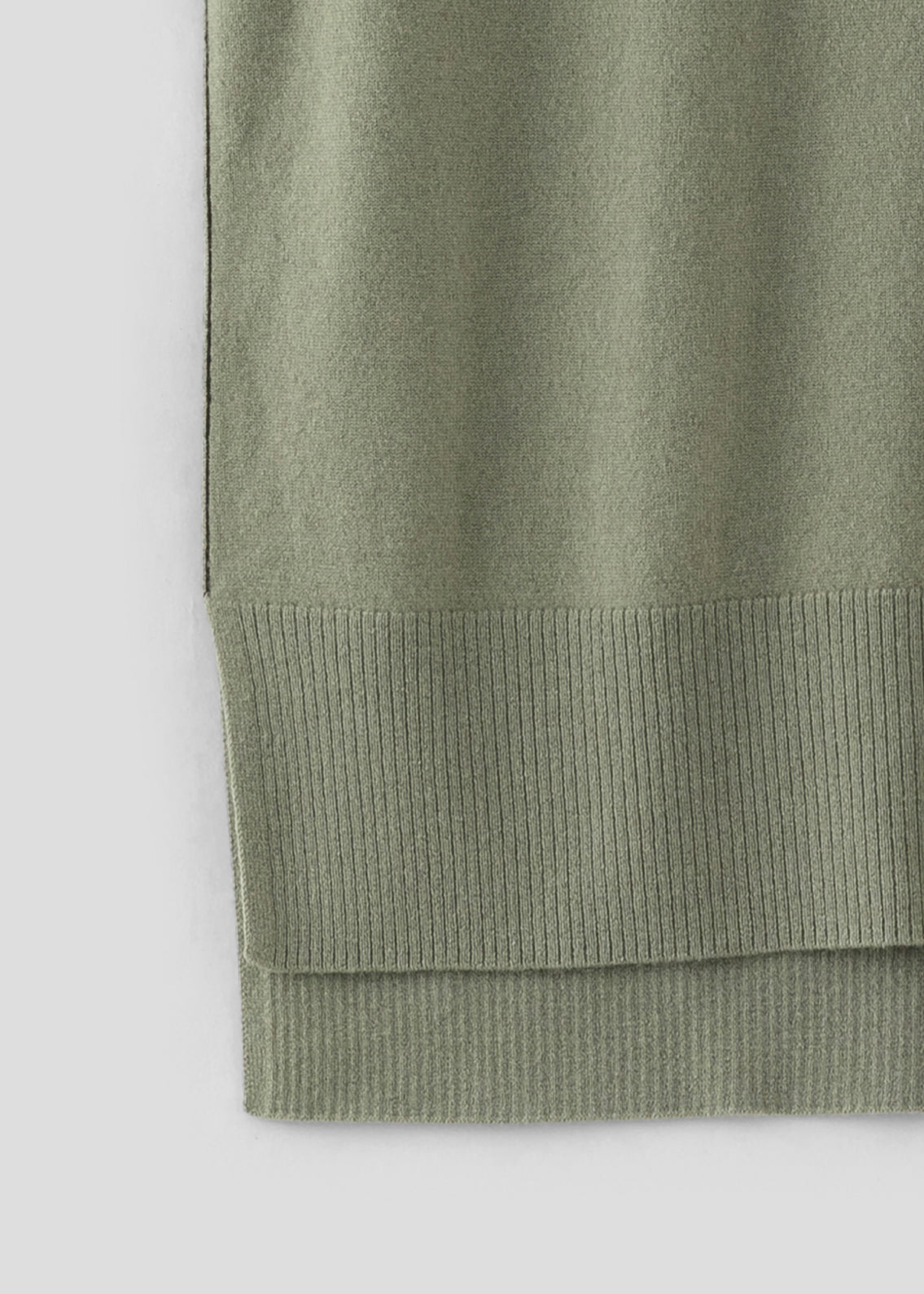 N.345 CASHMERE LONG LINE VEST
