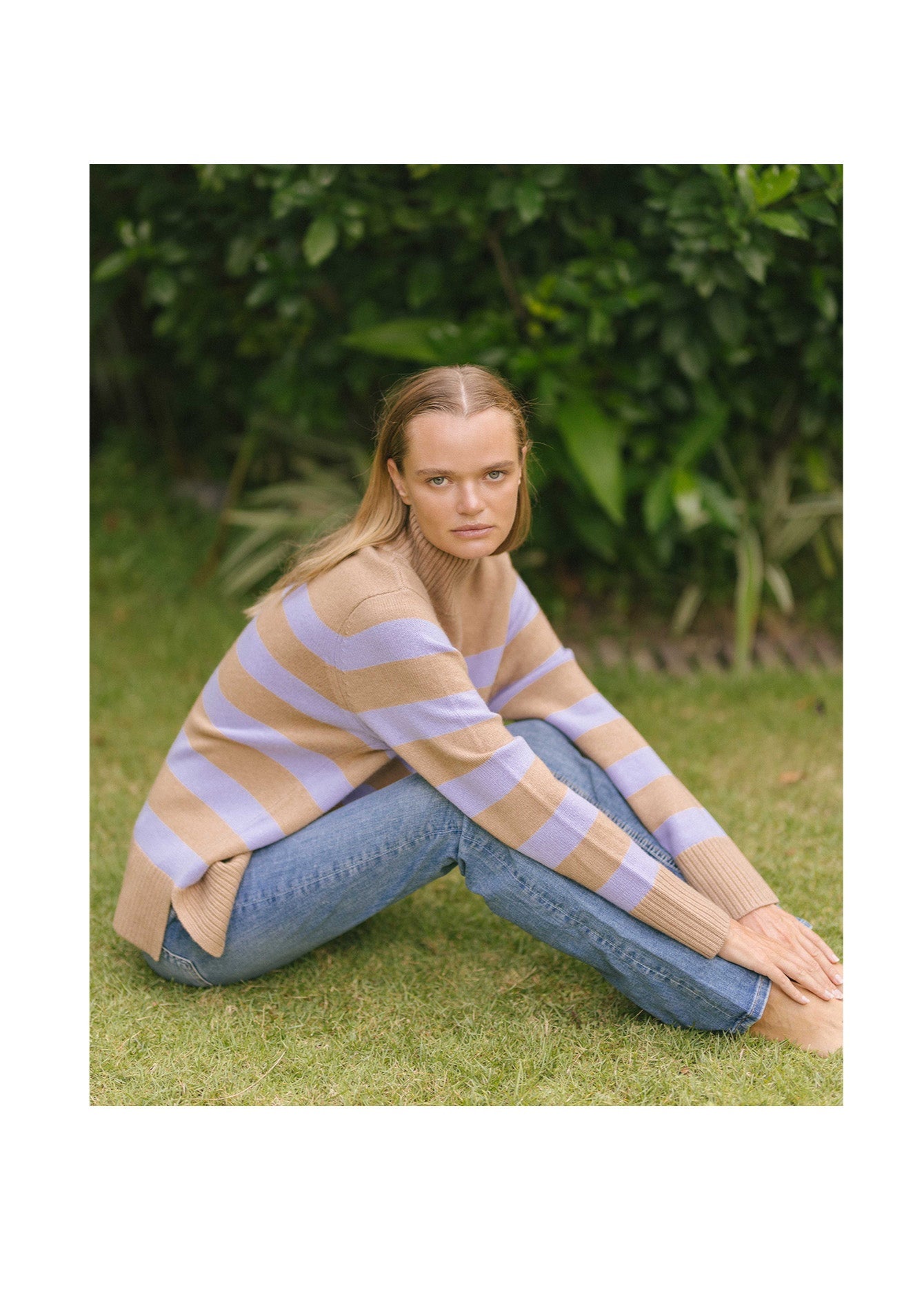 N.61 SLIM STRIPE POLO