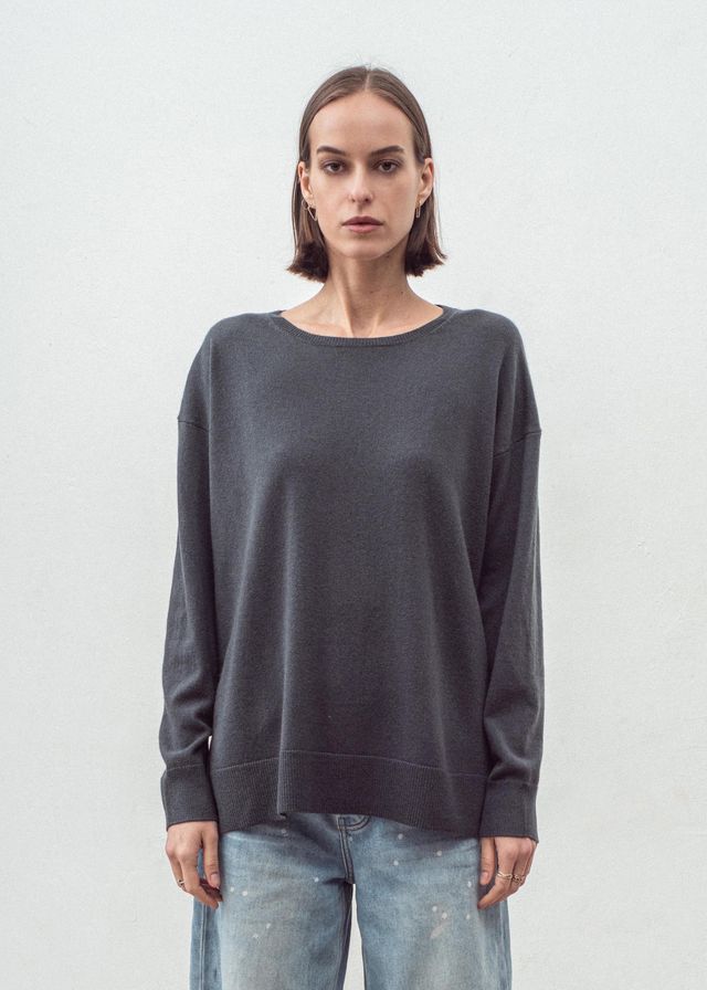 N.184 LONG LINE SLOUCH CREW