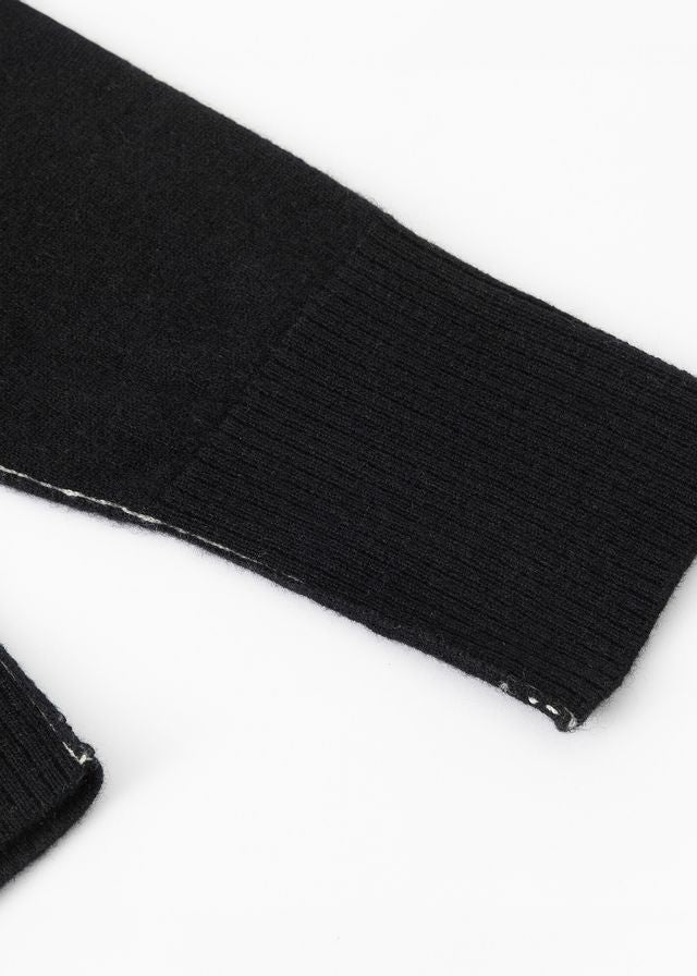 N.09 CASHMERE SEAM DETAIL CARDI