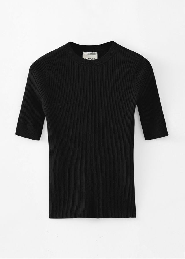 N.139 SKINNY RIB S/S CREW