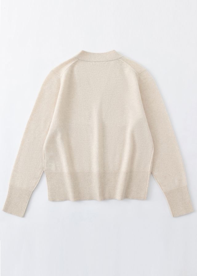 N.09 CASHMERE SEAM DETAIL CARDI