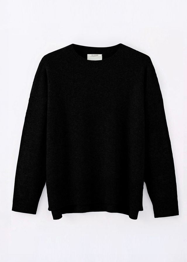 N.284 CASHMERE OVERSIZED LONG LINE CREW