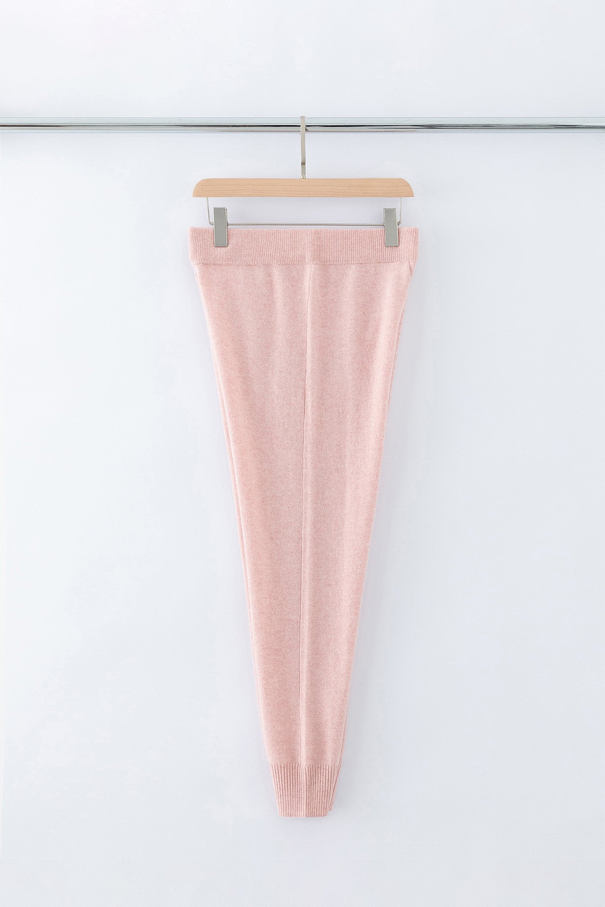 N.46 100% CASHMERE CLASSIC TRACK PANT - ROSE - Only XS, S Left