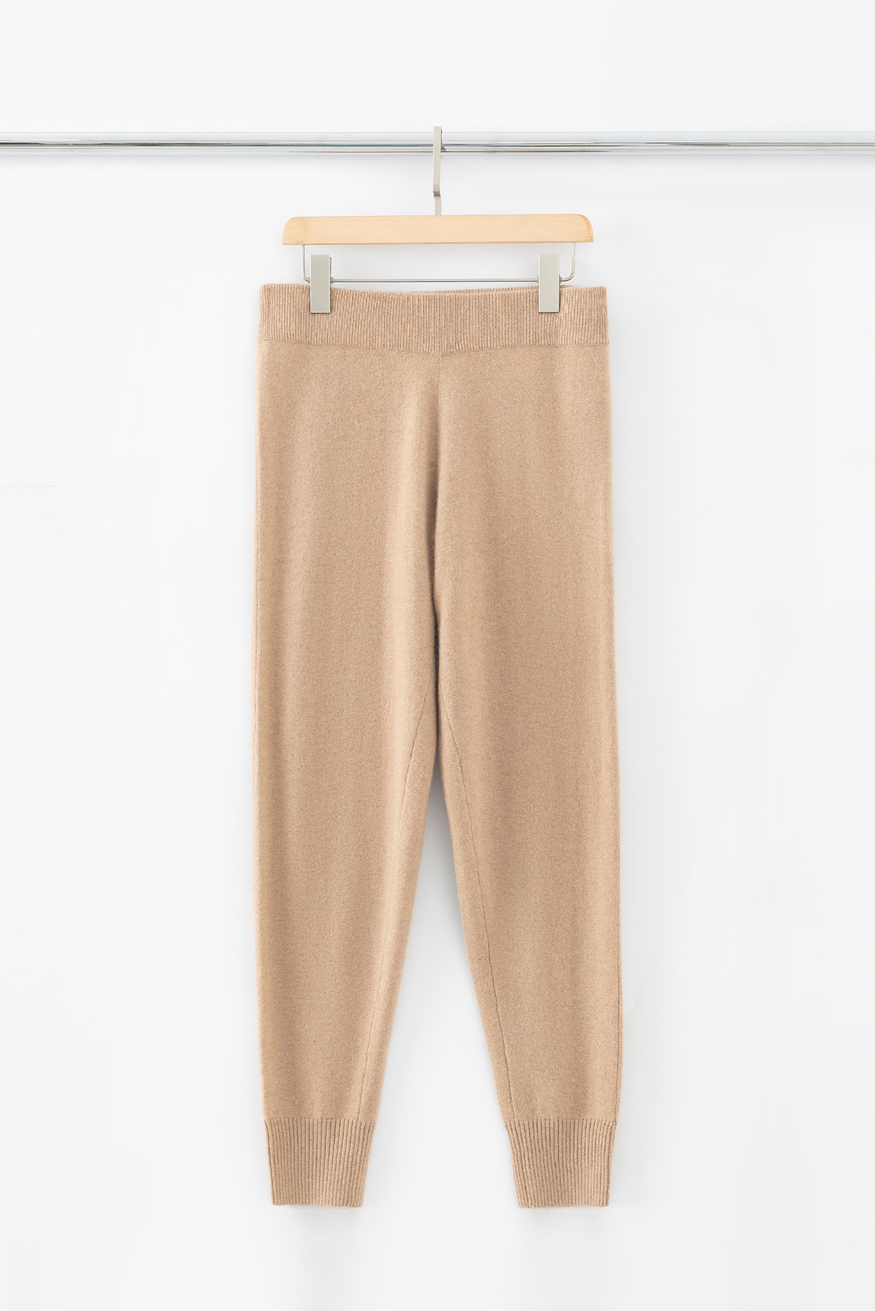 N.46 ALEGER 100% Cashmere Classic Track Pant - TAN