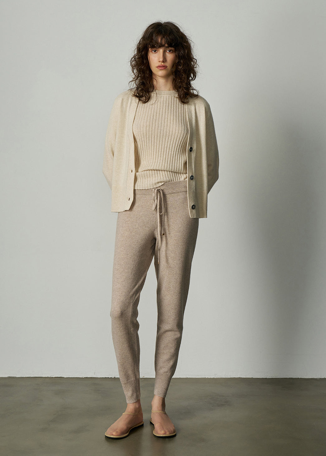 N.46 CASHMERE CLASSIC TRACK PANT