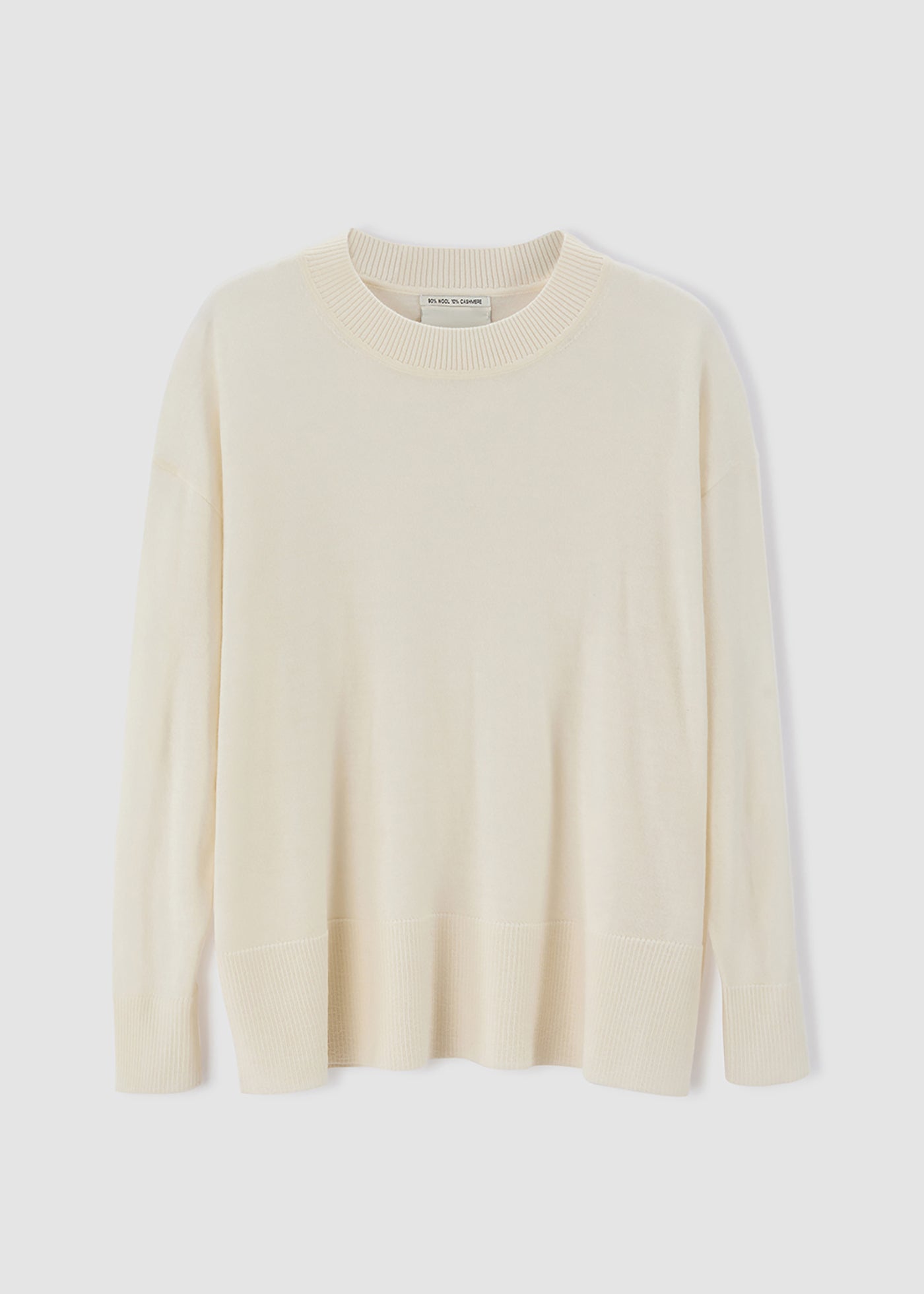 【LOOKPLE】Luxurious Cashmere Soft Hatch Round ニット /12色 ハーフジップニット（12-77KI09-204）｜コムサイズム（COMME CA